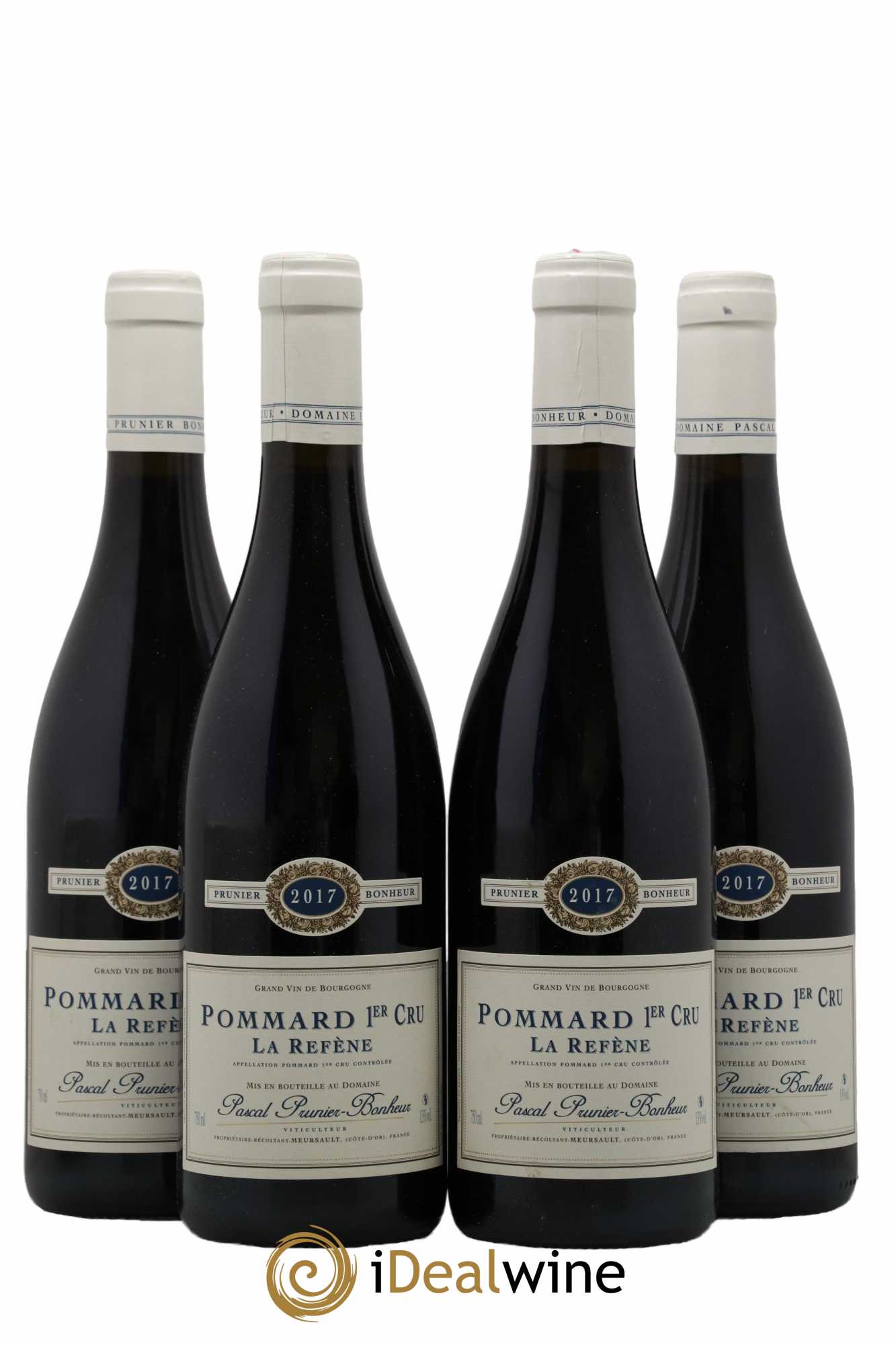 Pommard 1er Cru La Refène Domaine Prunier Bonheur 2017 - Lot de 4 bouteilles - 0