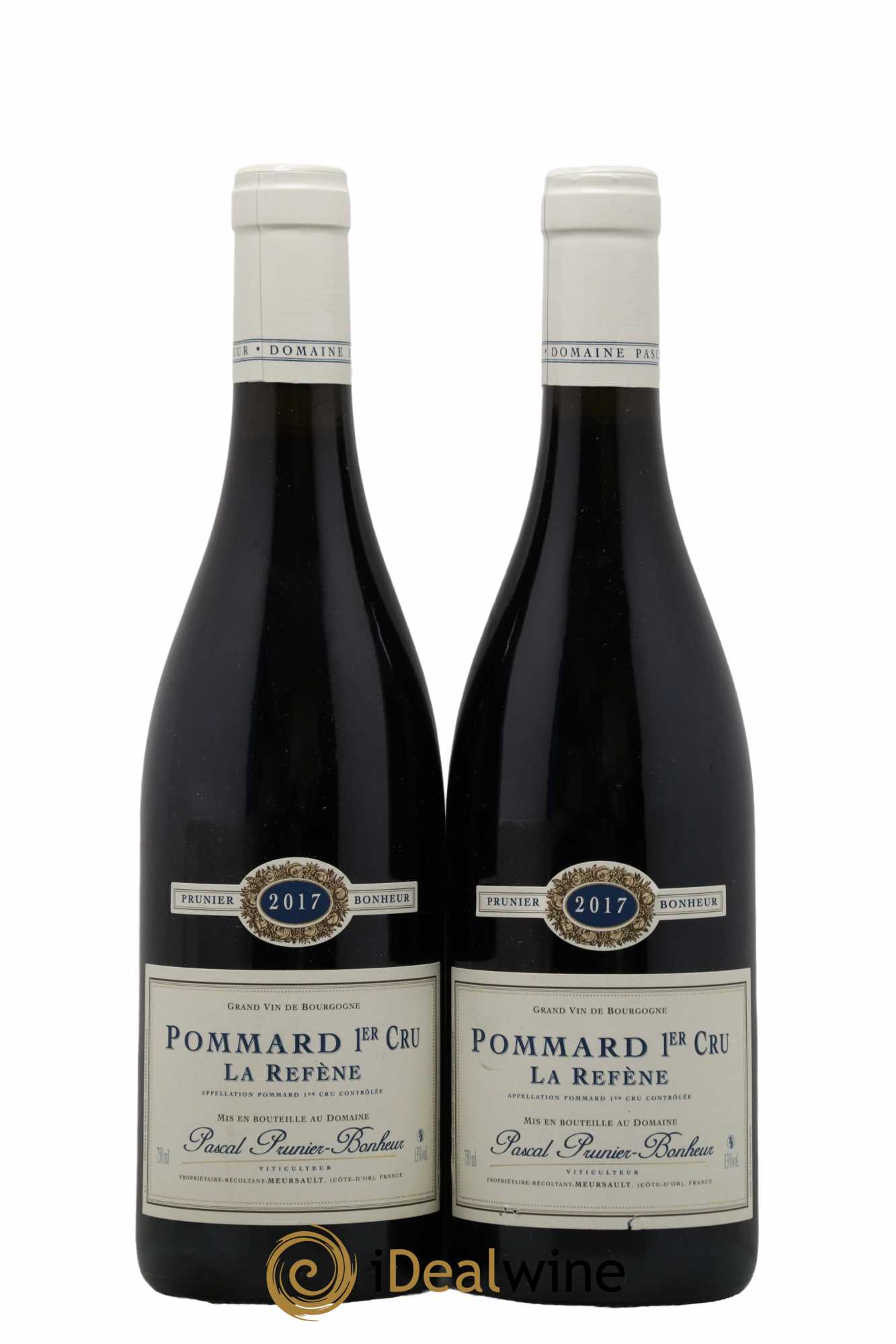 Pommard 1er Cru La Refène Domaine Prunier Bonheur 2017 - Lot de 2 bouteilles - 0
