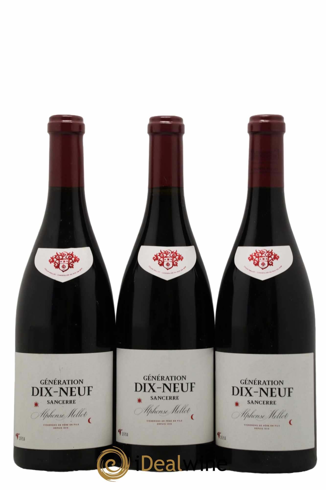 Sancerre Génération XIX Alphonse Mellot 2015 - Lot de 3 bouteilles - 0