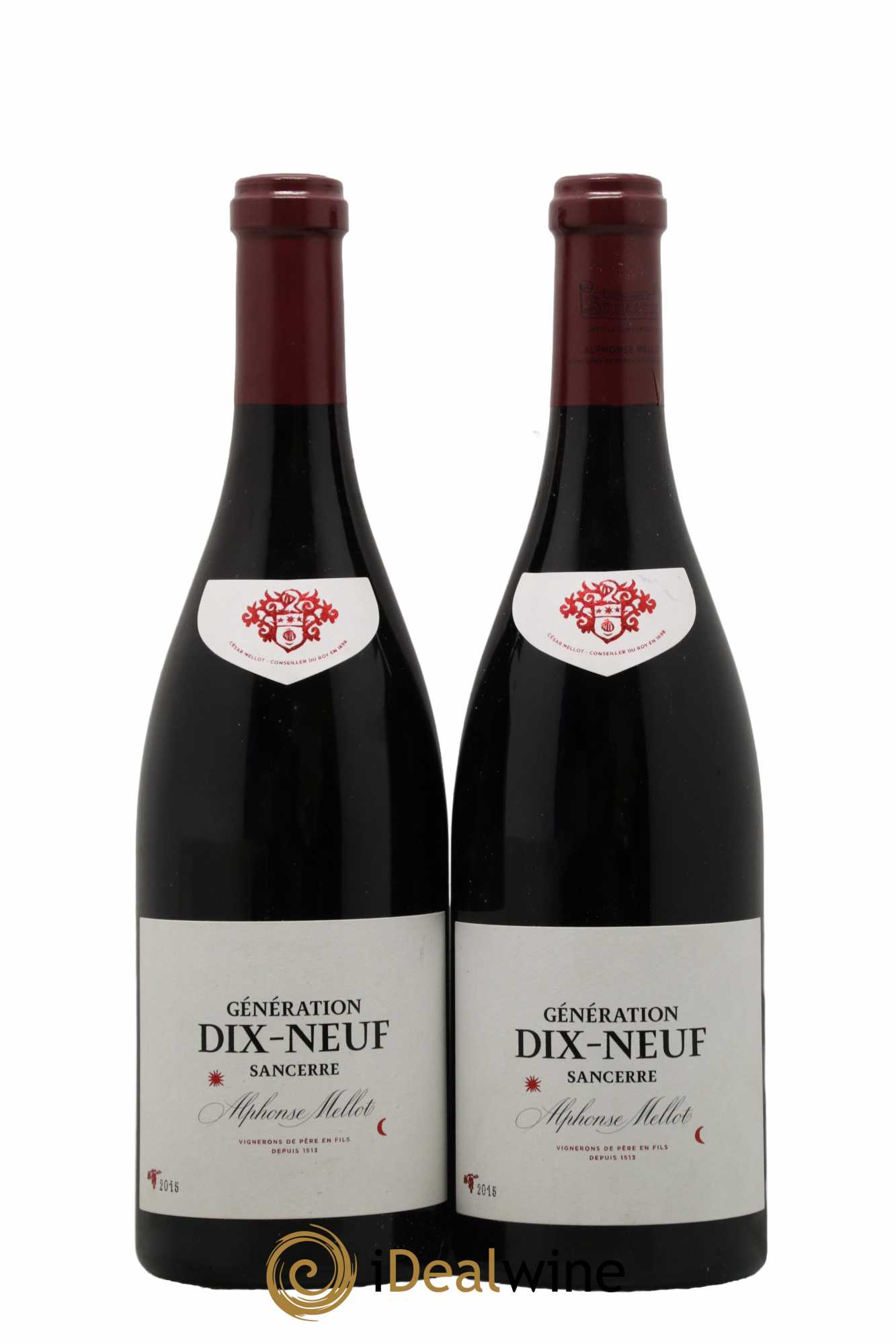 Sancerre Génération XIX Alphonse Mellot 2015 - Lot de 2 bouteilles - 0