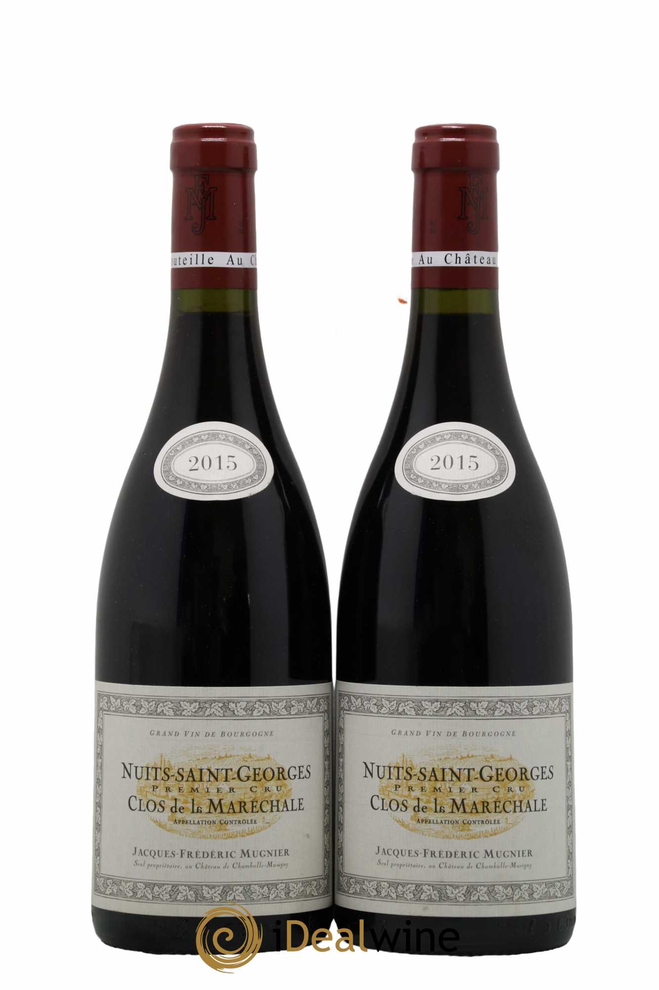 Nuits-Saint-Georges 1er Cru Clos de La Maréchale Jacques-Frédéric Mugnier 2015 - Lot de 2 bouteilles - 0