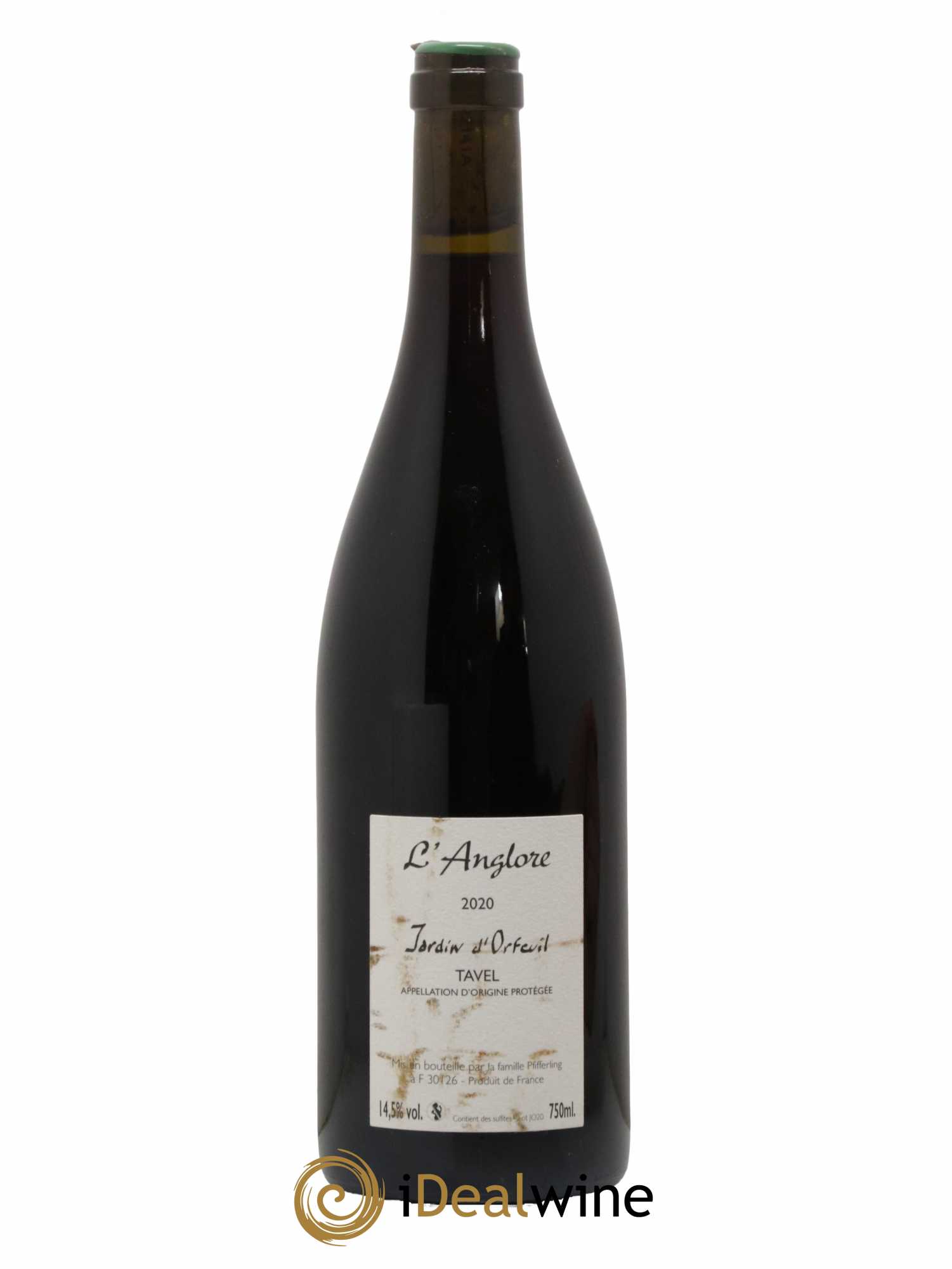 Tavel Jardin D'Orfeuil L'Anglore 2020 - Lot de 1 bouteille - 1