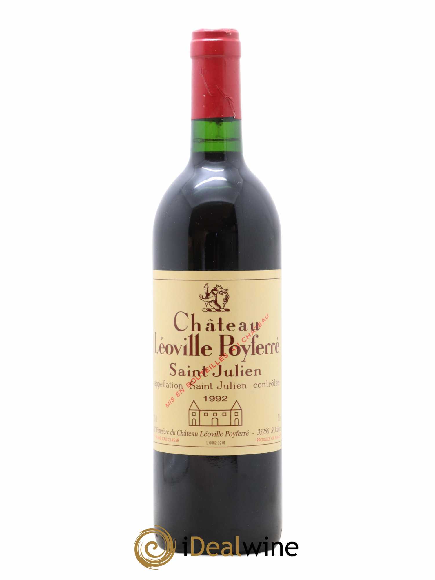 Château Léoville Poyferré 2ème Grand Cru Classé 1992 - Lot de 1 bouteille - 0