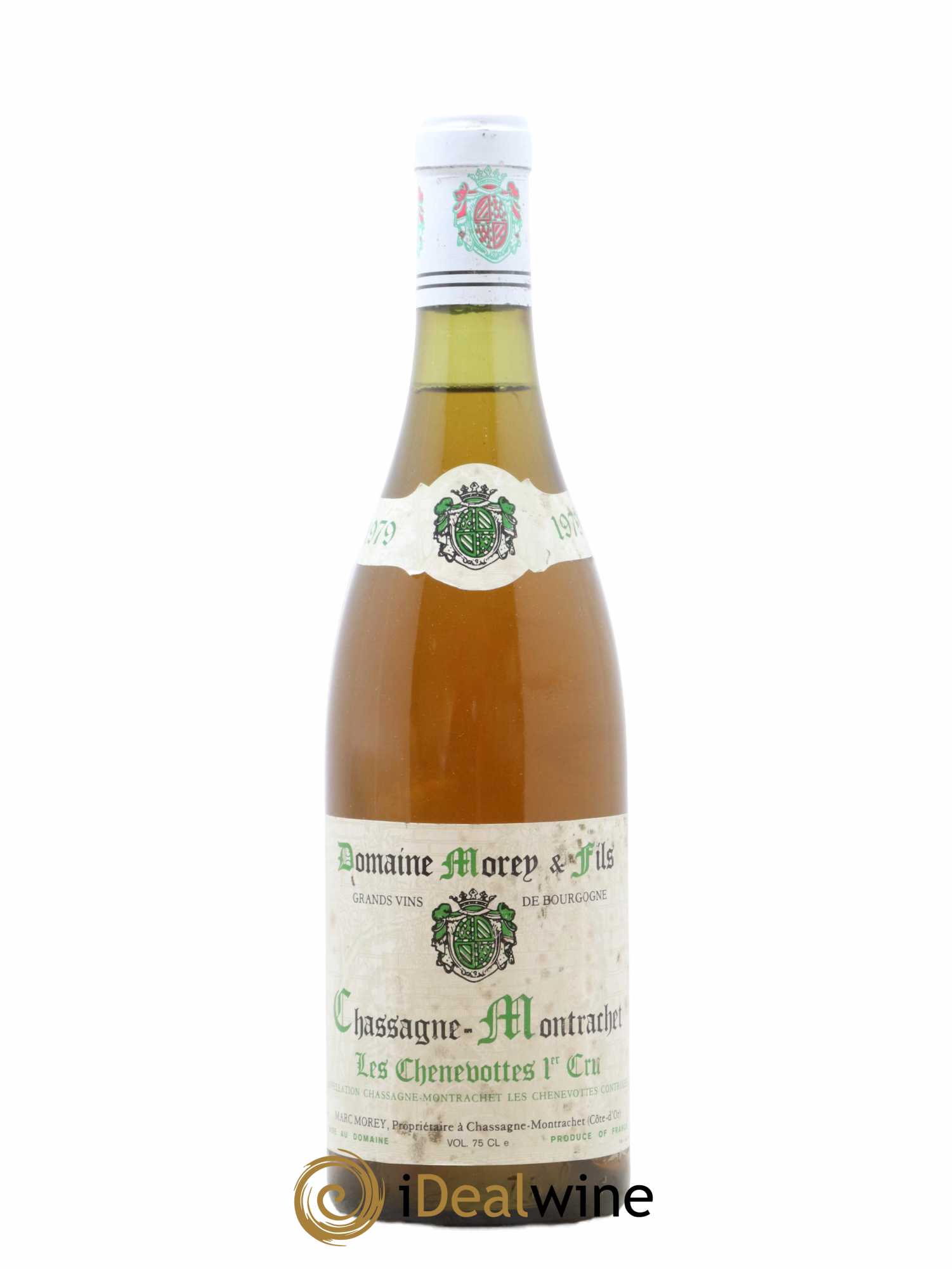 Chassagne-Montrachet 1er Cru Chenevottes Marc Morey et Fils 1979 - Posten von 1 Flasche - 0