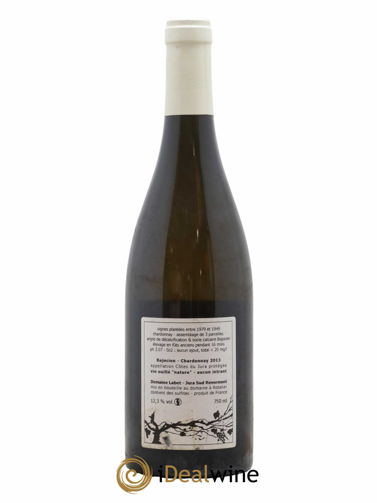 Côtes du Jura Chardonnay Bajocien Romain - Julien - Charline Labet 2013 - Lot de 1 bouteille - 1