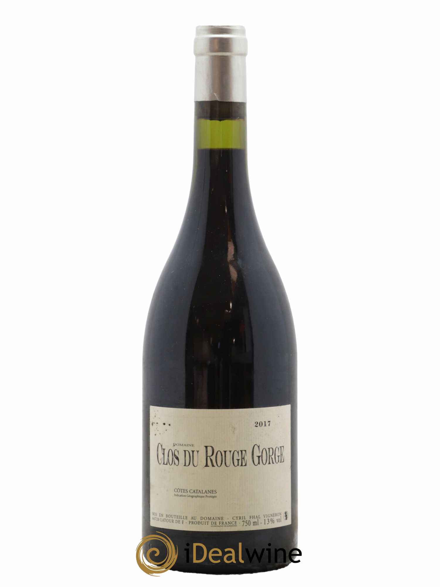 Côtes Catalanes (VDP des Côtes Catalanes) Clos du Rouge Gorge 2017 - Lot de 1 bouteille - 0