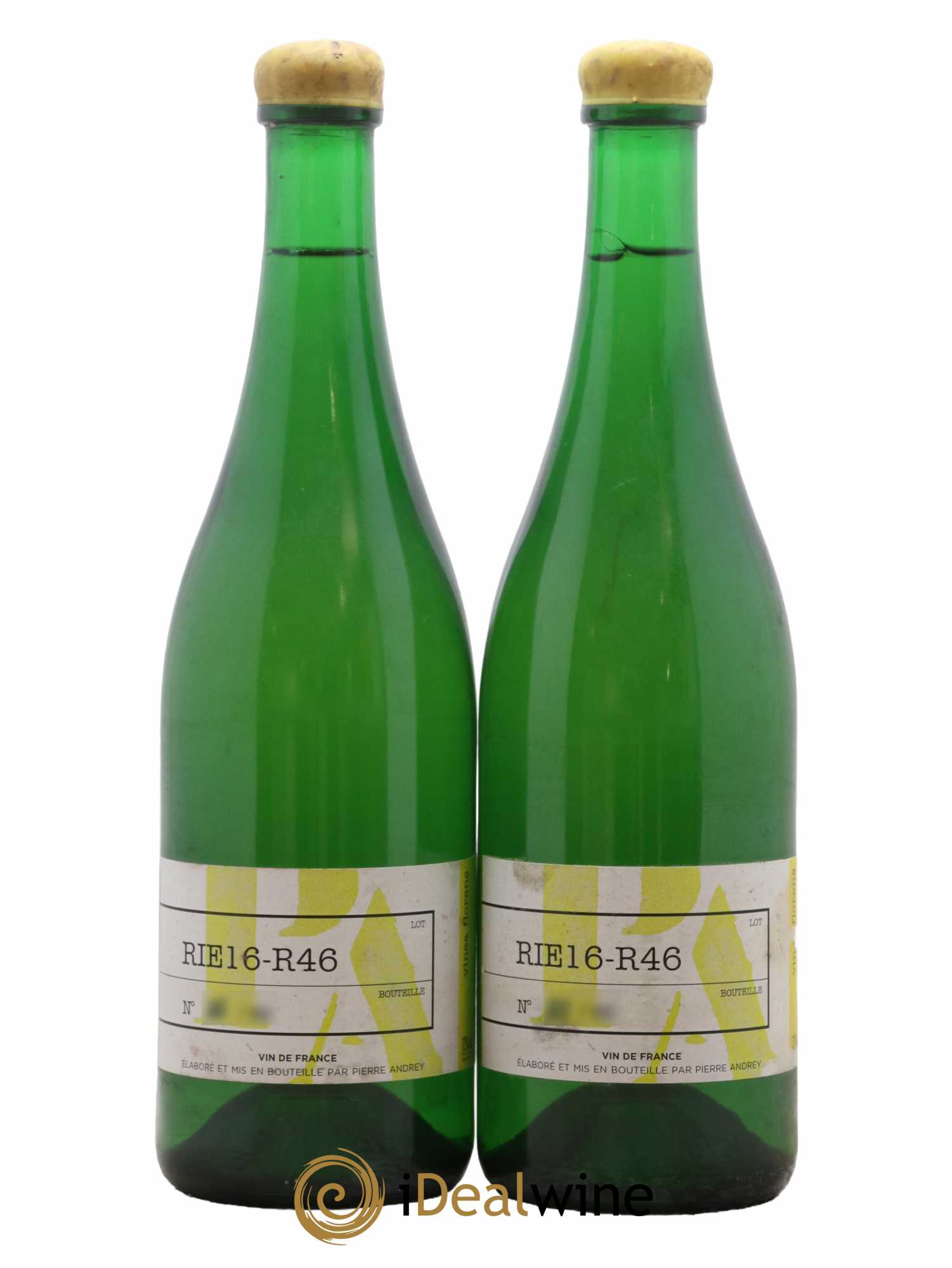 Vin de France RIE16 R46 Domaine Pierre Andrey 2016 - Lot de 2 bouteilles - 0