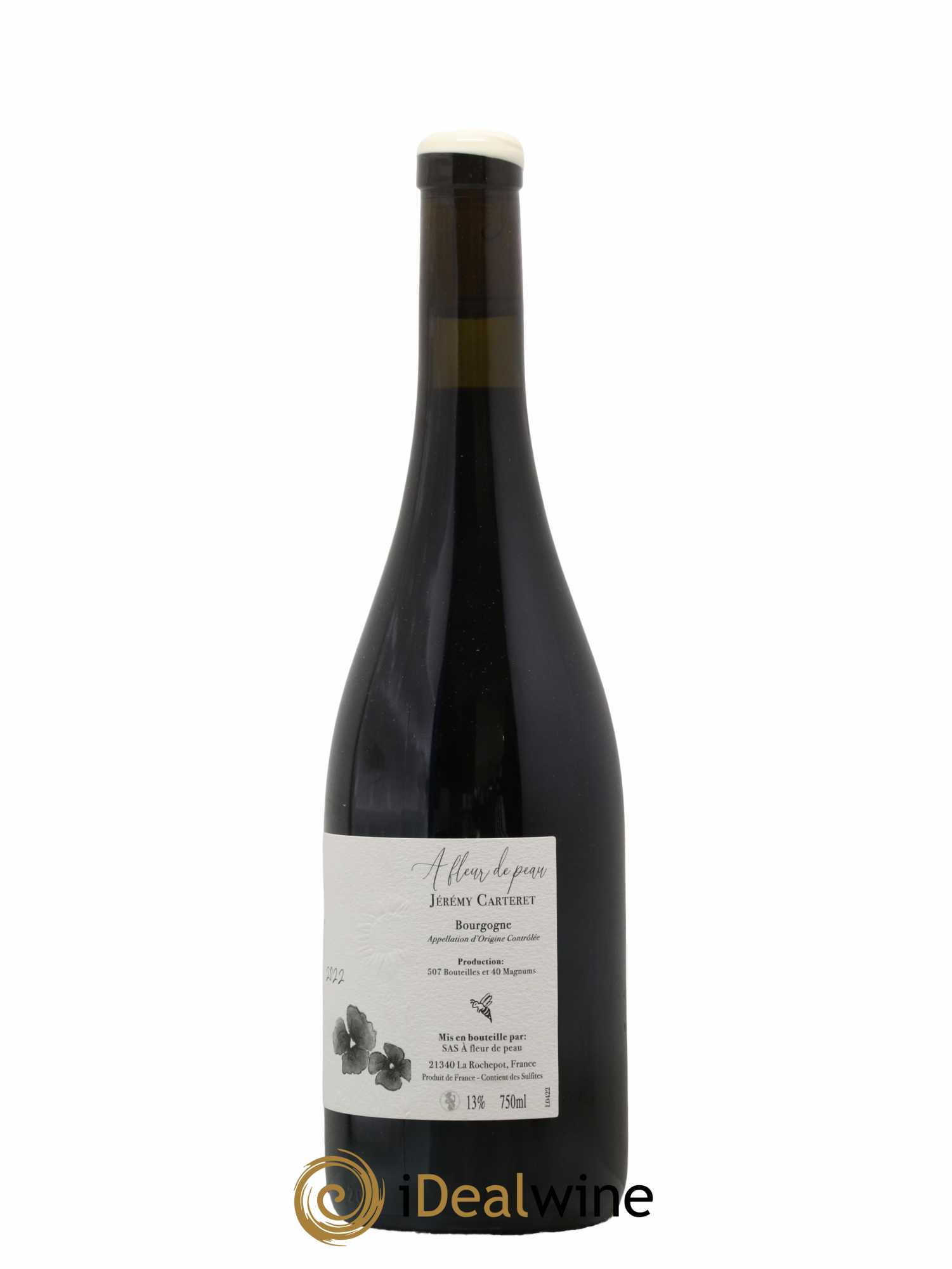 Bourgogne Ink A Fleur de Peau Domaine Jérémie Carteret 2022 - Lot de 1 bouteille - 1