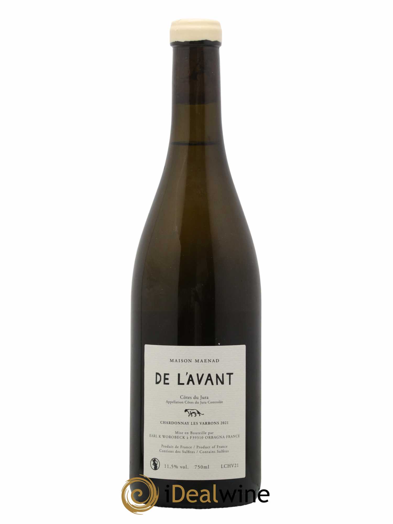 Côtes du Jura De l'Avant Les Varrons Katie Worobeck Maison Maenad 2021 - Lot de 1 bouteille - 1
