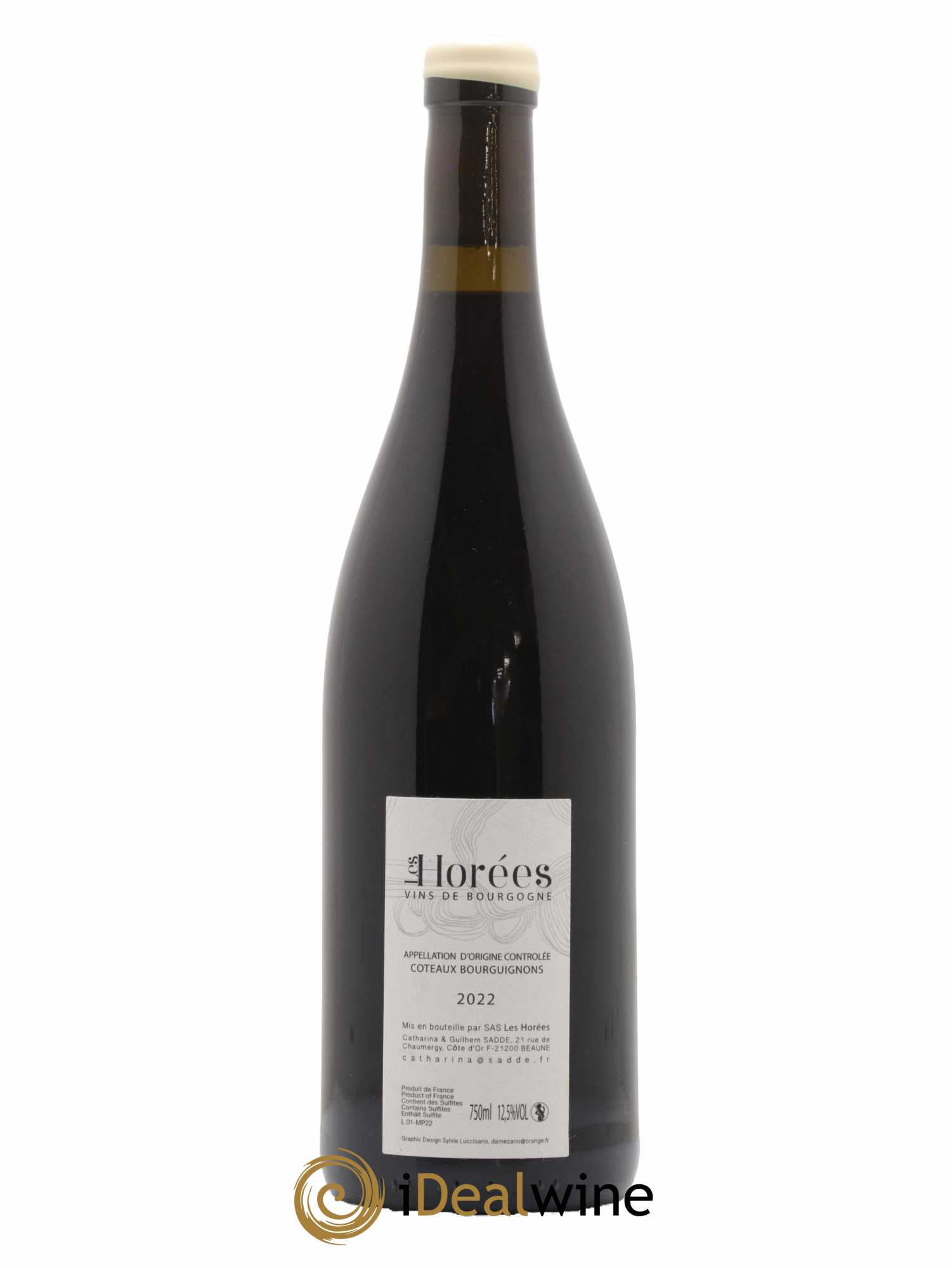 Coteaux Bourguignons Mon Poulain Les Horées 2022 - Lot de 1 bouteille - 1