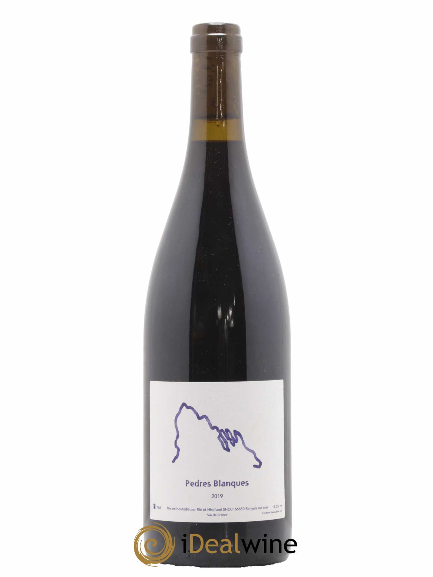 Vin de France Pedres Blanques Rié et Hirofumi Shoji 2019 - Lot de 1 bouteille - 0