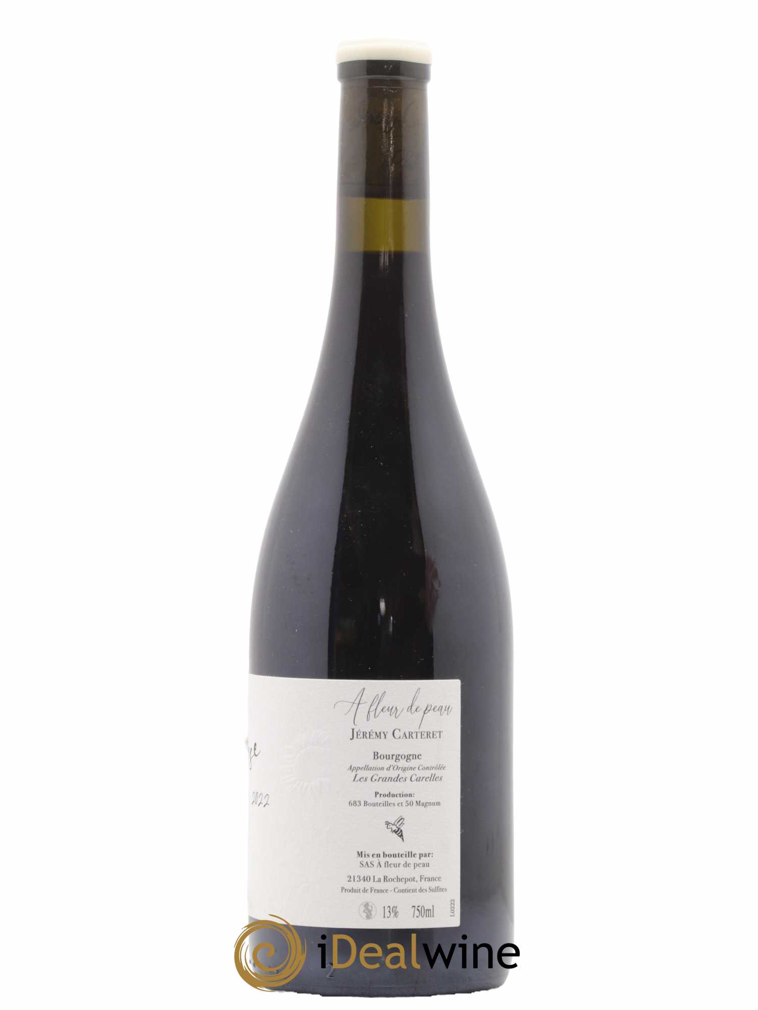 Bourgogne Les Grandes Carelles Caresse Jérémy Carteret 2022 - Lot de 1 bouteille - 1