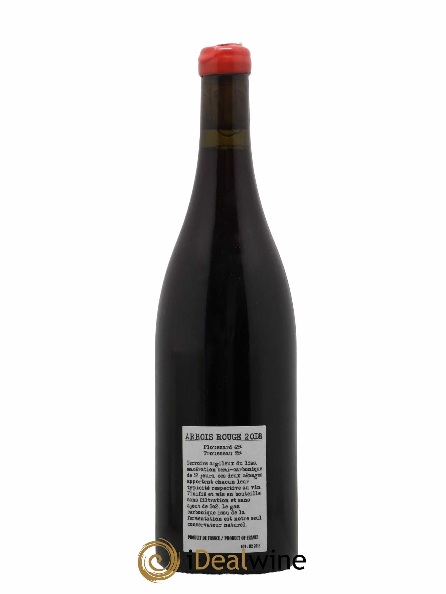 Arbois Ploussard Trousseau Adeline Houillon & Renaud Bruyère 2018 - Lot de 1 bouteille - 1