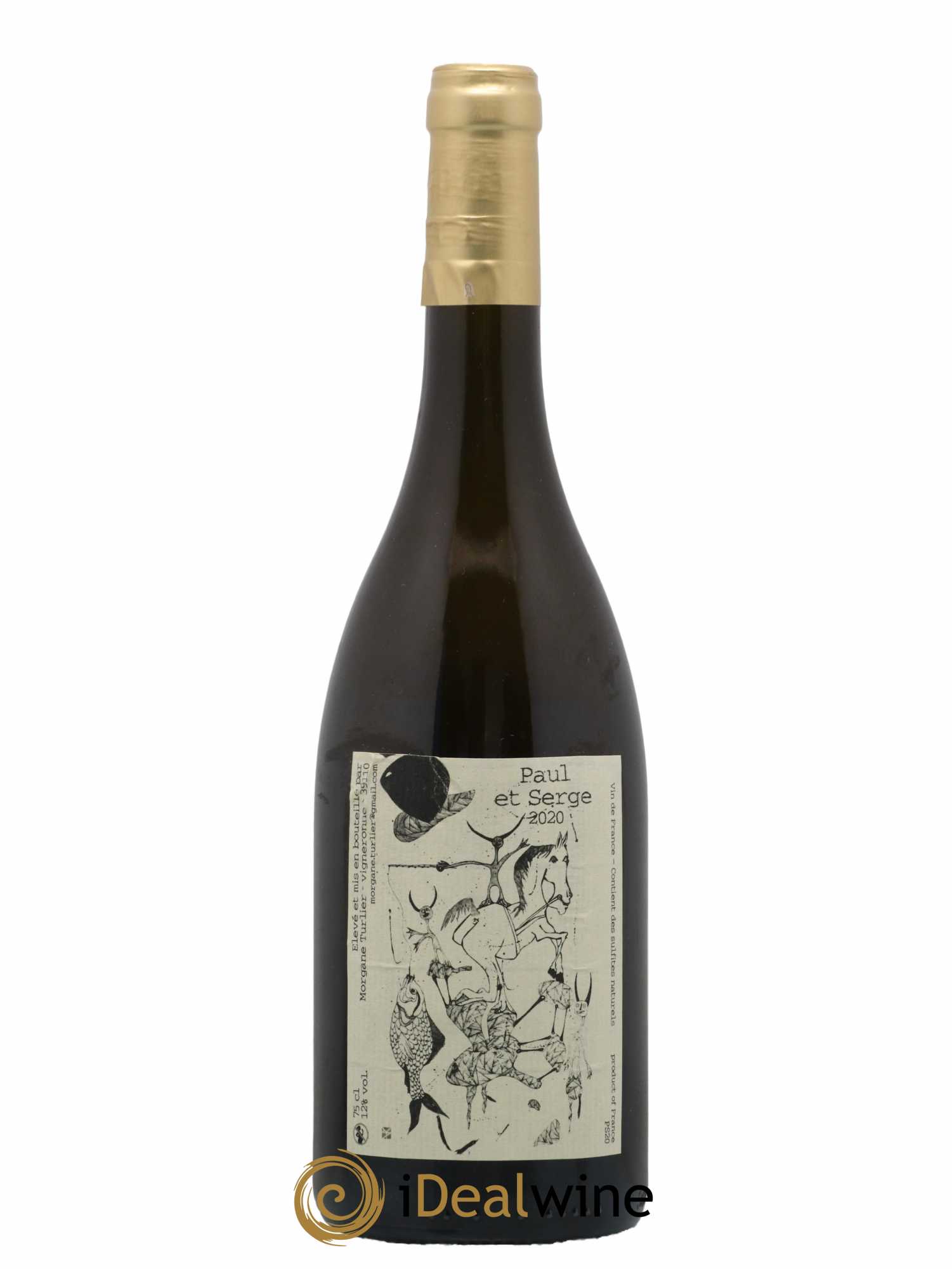 Vin de France Paul et Serge Morgane Turlier 2020 - Lot de 1 bouteille - 0