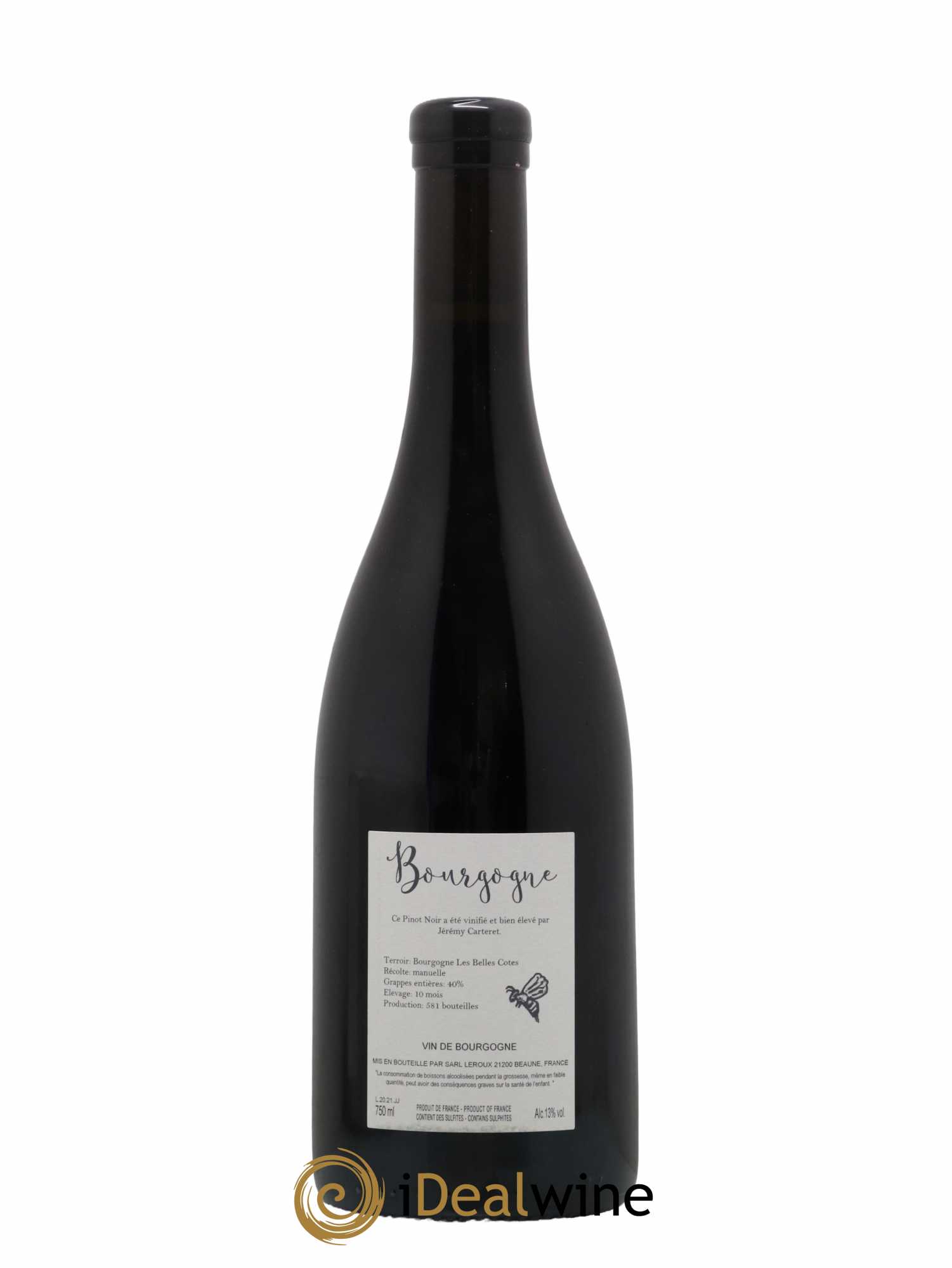 Bourgogne Jérémy Carteret 2021 - Lot de 1 bouteille - 1
