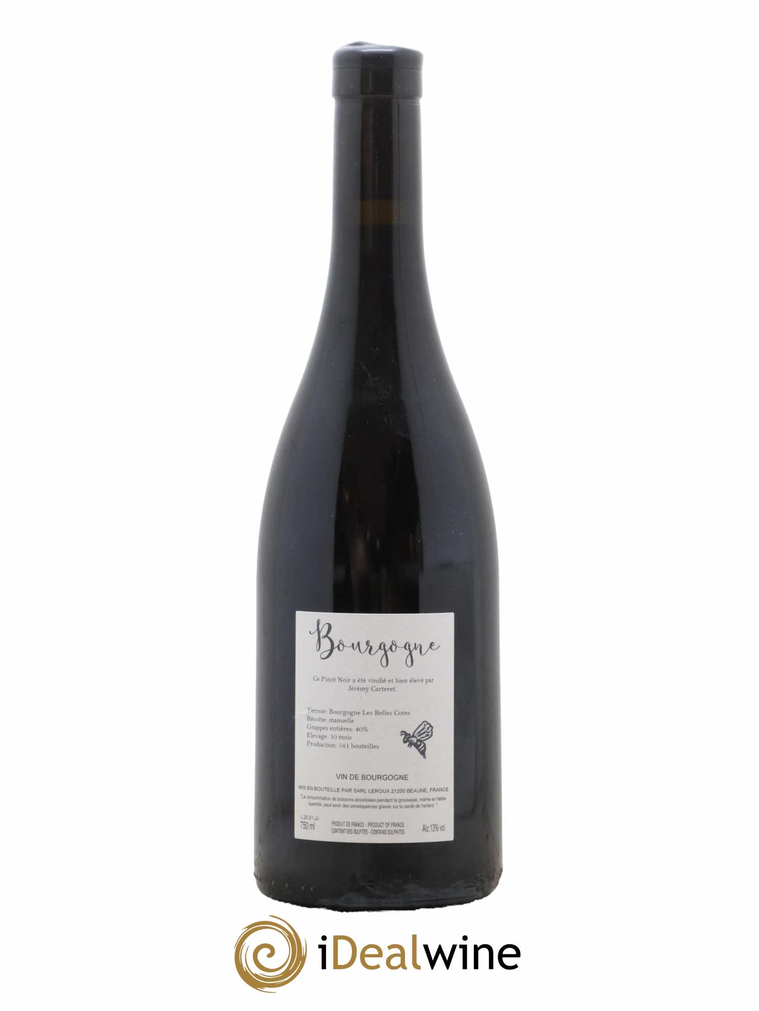 Bourgogne Jérémy Carteret 2021 - Lot de 1 bouteille - 1