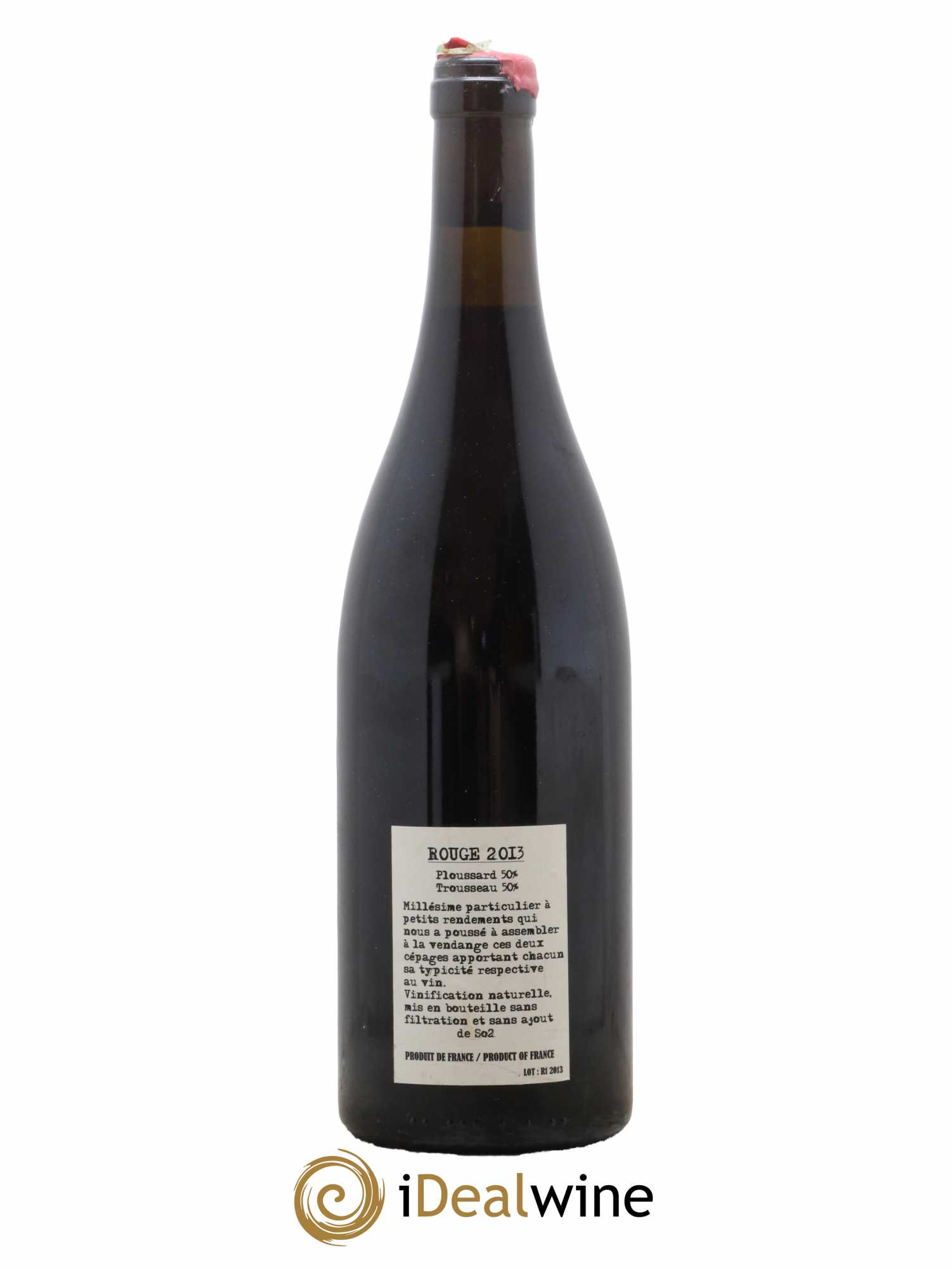 Arbois Ploussard Trousseau Adeline Houillon & Renaud Bruyère 2013 - Lot de 1 bouteille - 1