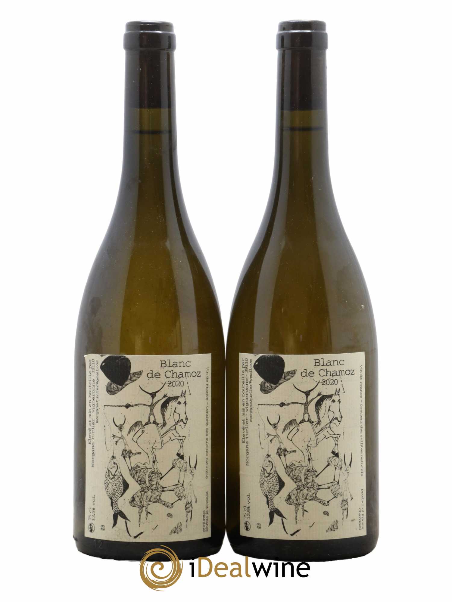 Vin de France Blanc de Chamoz Morgane Turlier 2020 - Lot de 2 bouteilles - 0