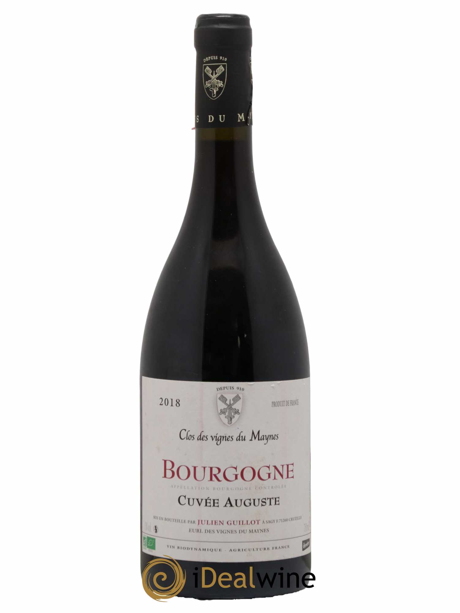 Bourgogne Cuvée Auguste Les Vignes du Maynes 2018 - Lot de 1 bouteille - 0