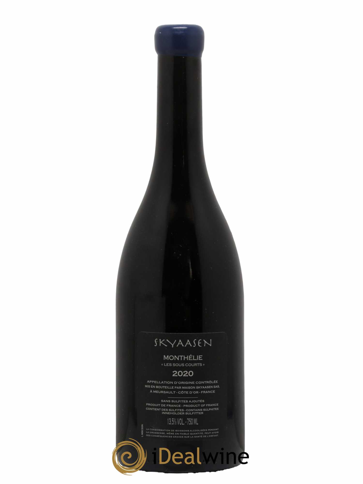 Monthélie Les Sous Courts Maison Skyaasen 2020 - Lot de 1 bouteille - 1