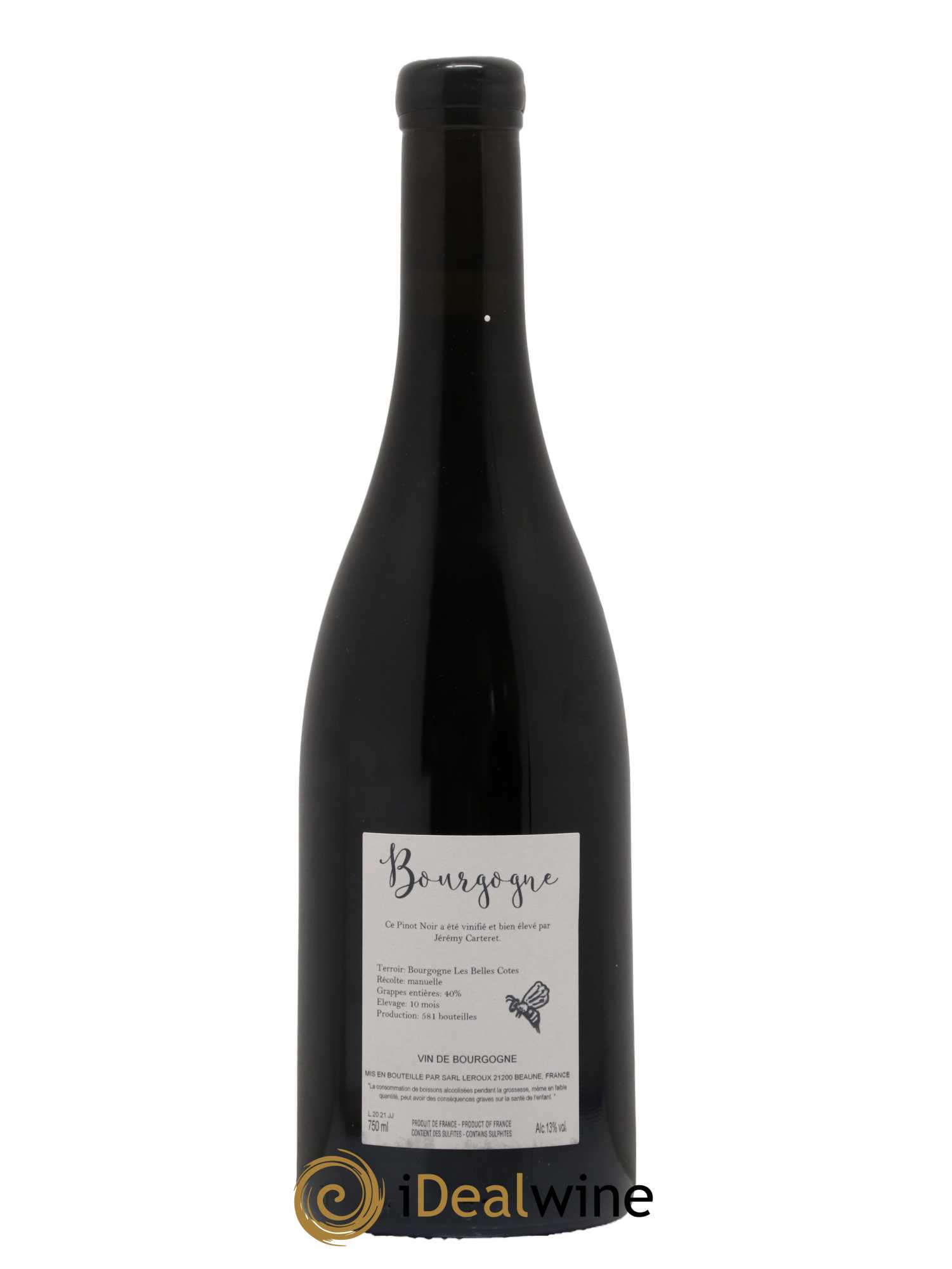 Bourgogne Jérémy Carteret 2021 - Lot de 1 bouteille - 1