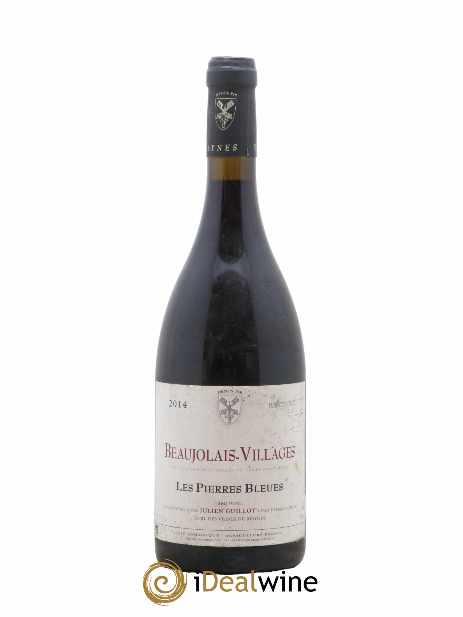 Beaujolais Villages Les Pierres Bleues Vignes Du Mayne 2014 - Lot de 1 bouteille - 0