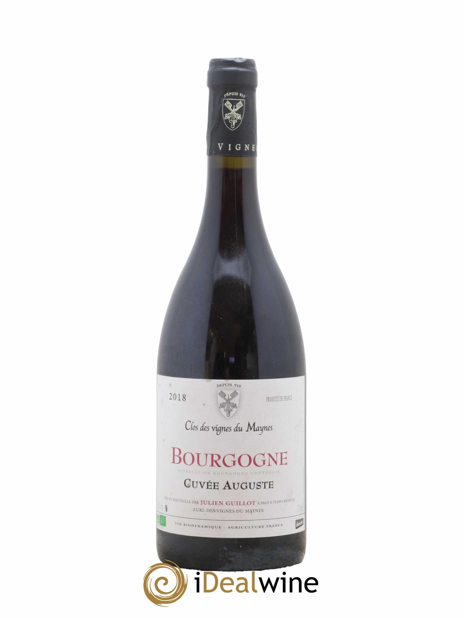 Bourgogne Cuvée Auguste Les Vignes du Maynes 2018 - Lot de 1 bouteille - 0