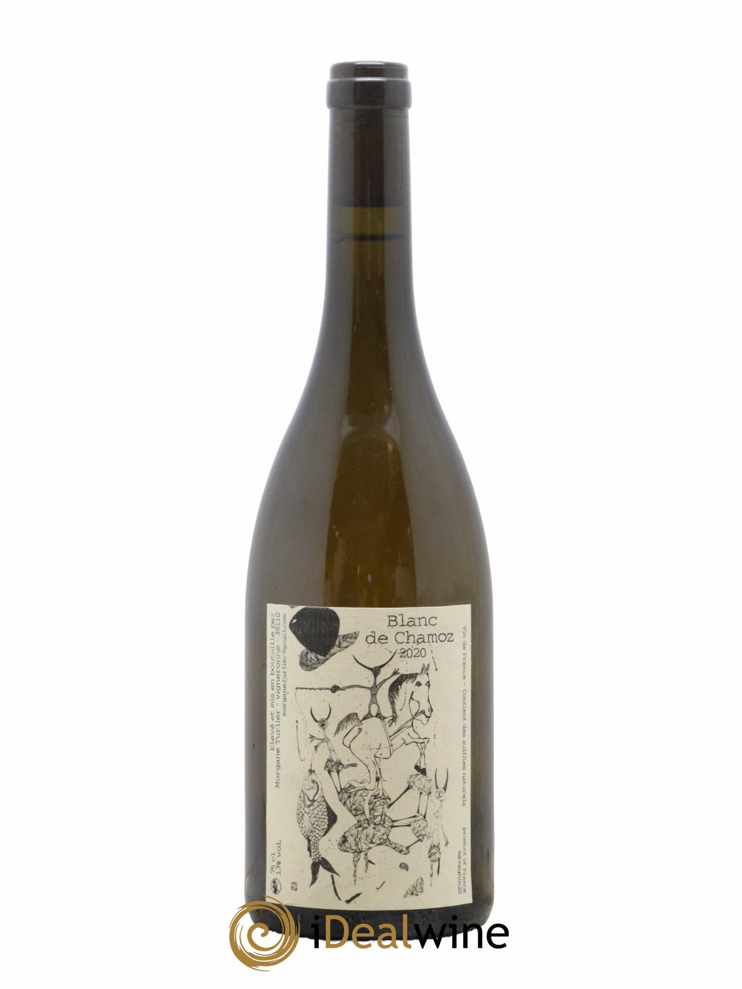 Vin de France Blanc de Chamoz Morgane Turlier 2020 - Lot de 1 bouteille - 0