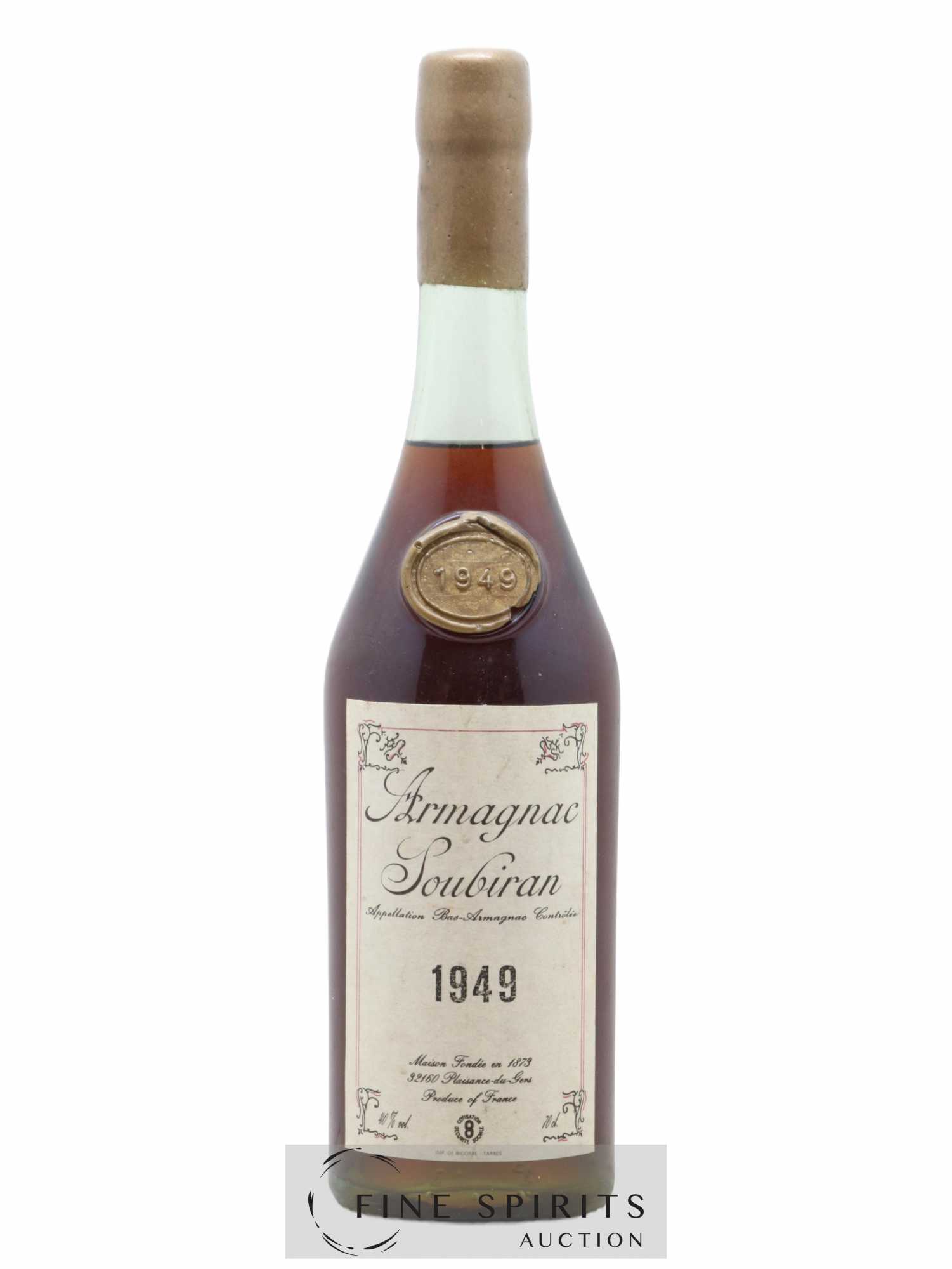Soubiran 1949 Of. - Posten von 1 Flasche - 0
