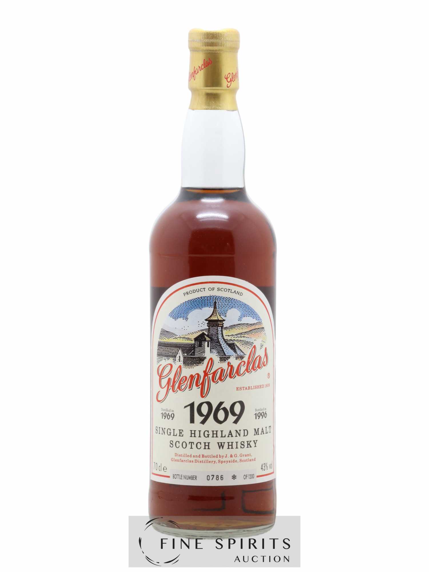 Glenfarclas 1969 Of. One of 1200 - bottled 1996 The Spirit of Independence - Lot of 1 bottle - 1