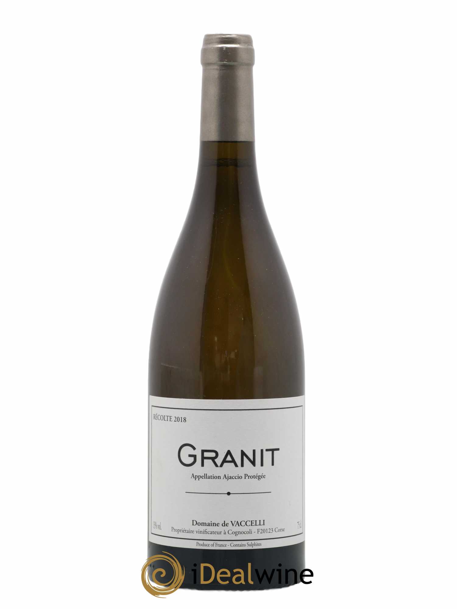Ajaccio Granit Vaccelli 2018 - Lot de 1 bouteille - 0