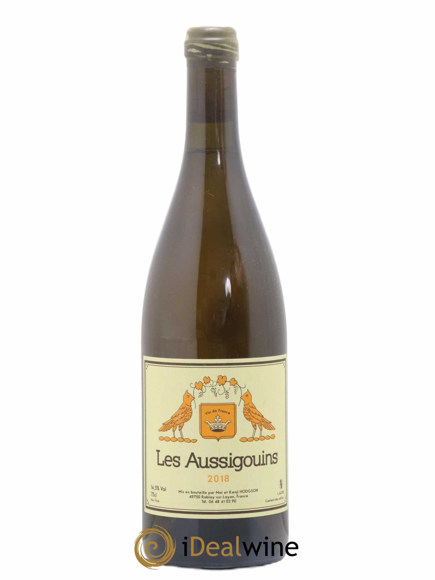 Vin de France Les Aussigouins Mai & Kenji Hodgson 2018 - Lot de 1 bouteille - 0