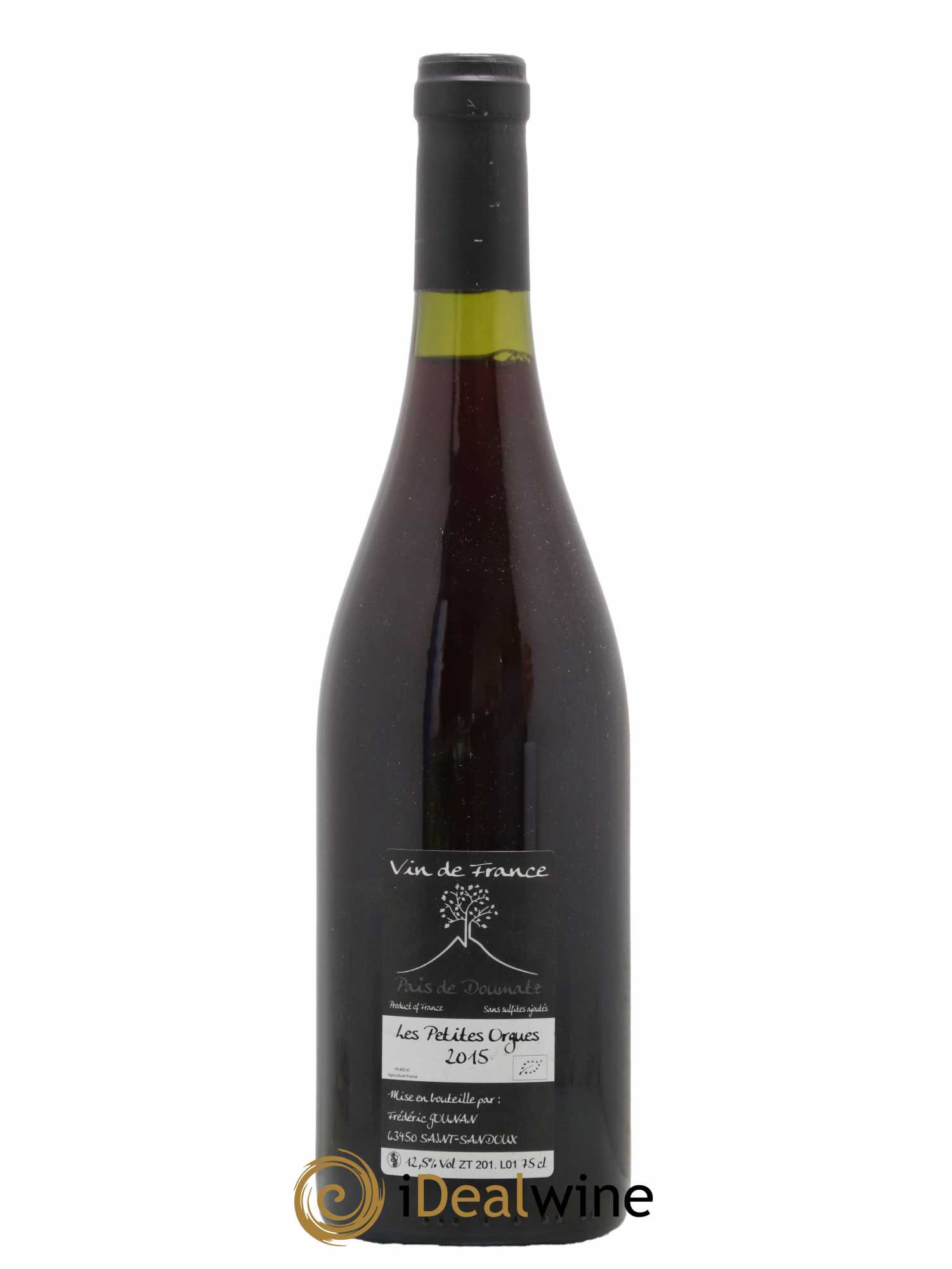 Vin de France Les Petites Orgues Vignoble de l'Arbre Blanc 2015 - Lot de 1 bouteille - 1