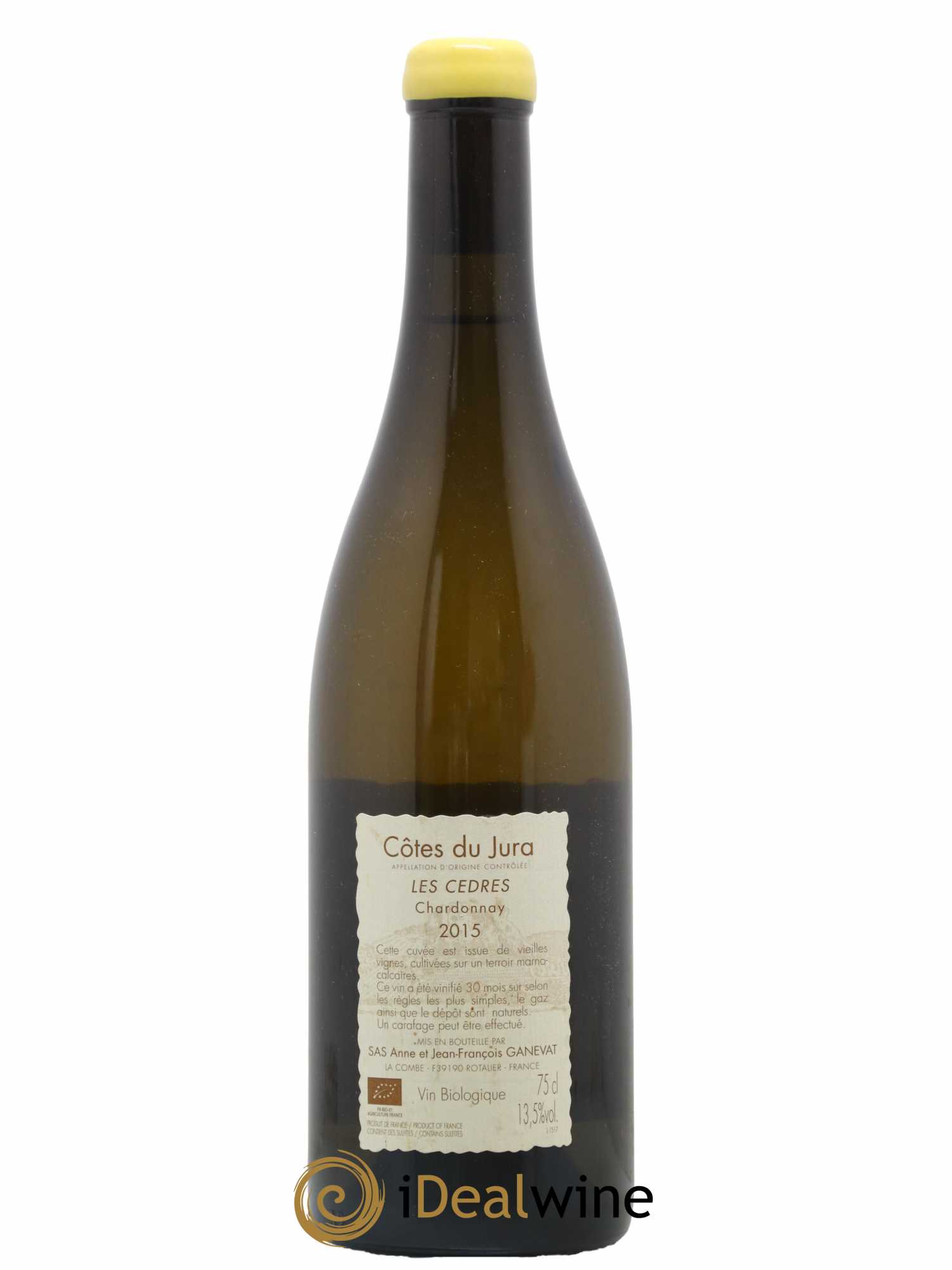 Vin de France (anciennement Côtes du Jura) Les Cèdres Anne et Jean François Ganevat 2015 - Lot de 1 bouteille - 1