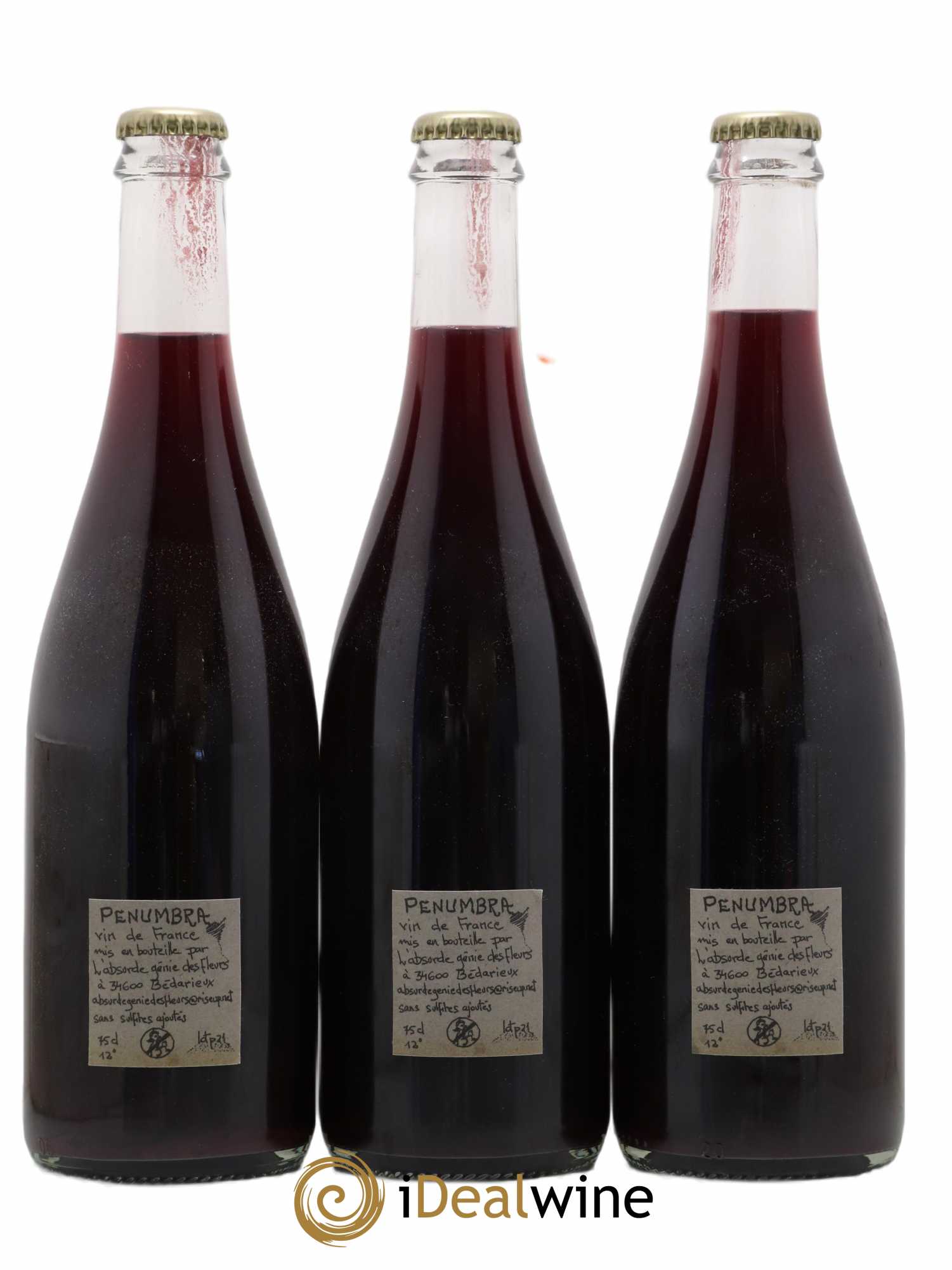 Vin de France L'Absurde Génie des Fleurs Penumbra 2021 - Posten von 3 Flaschen - 1