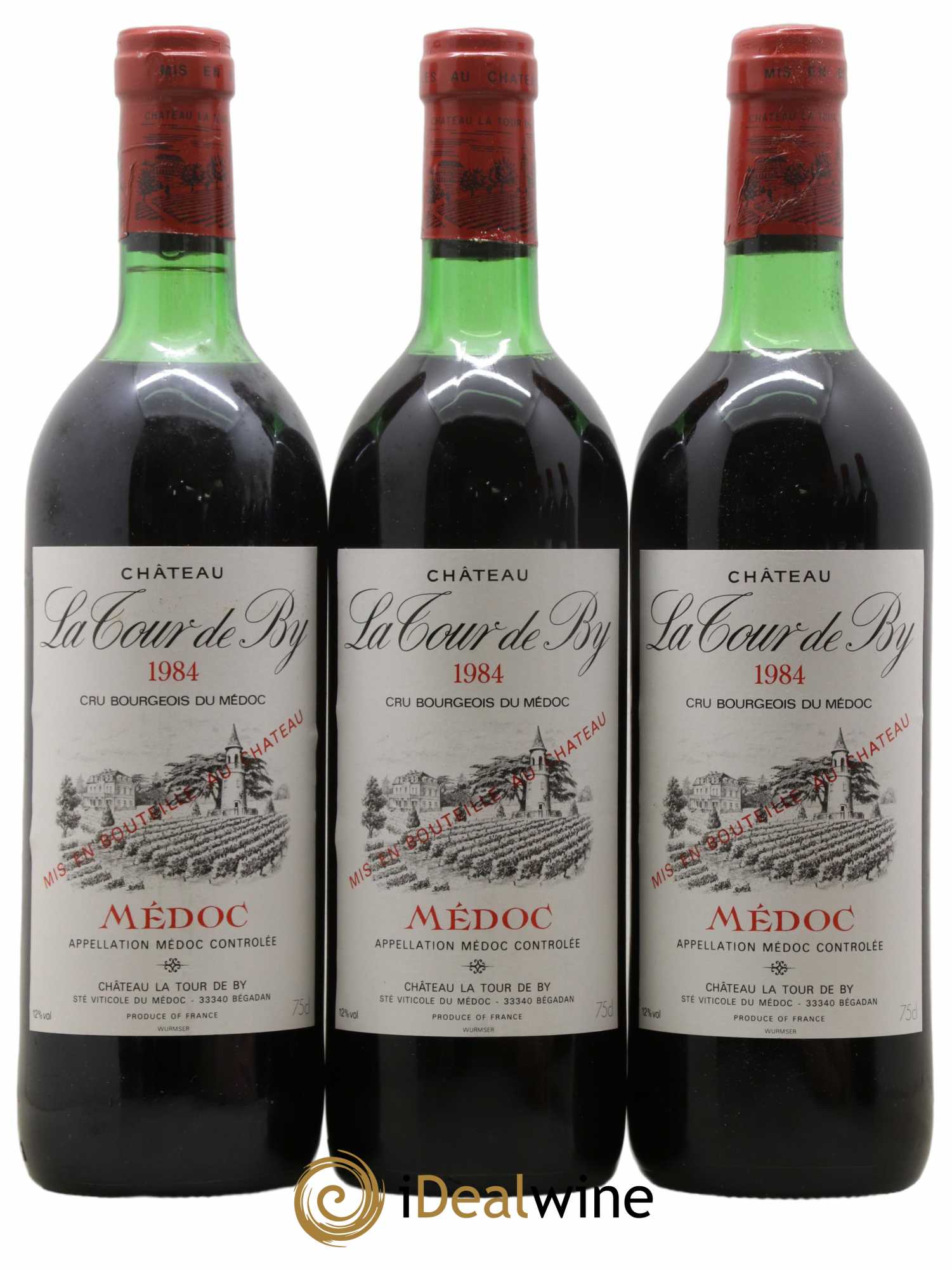 Château La Tour de By Cru Bourgeois 1984 - Lot de 6 bouteilles - 2