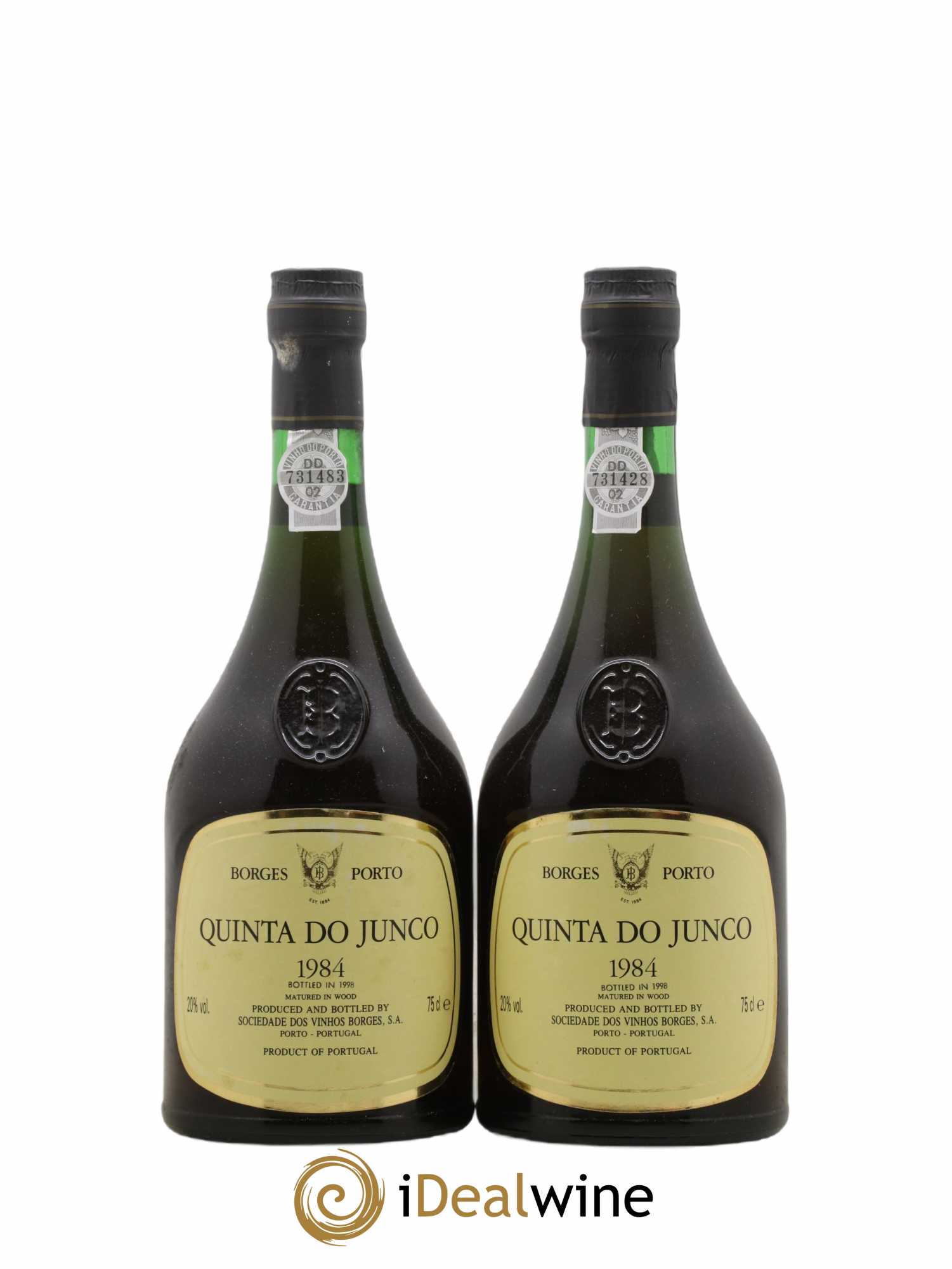 Porto Borges Quinta do Junco Coroa 1984 - Lot de 2 bouteilles - 0