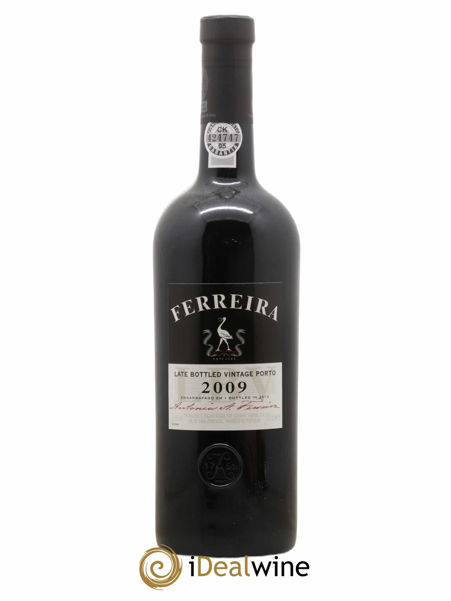 Porto Late Bottled Vintage Ferreira 2009 - Lot de 1 bouteille - 1