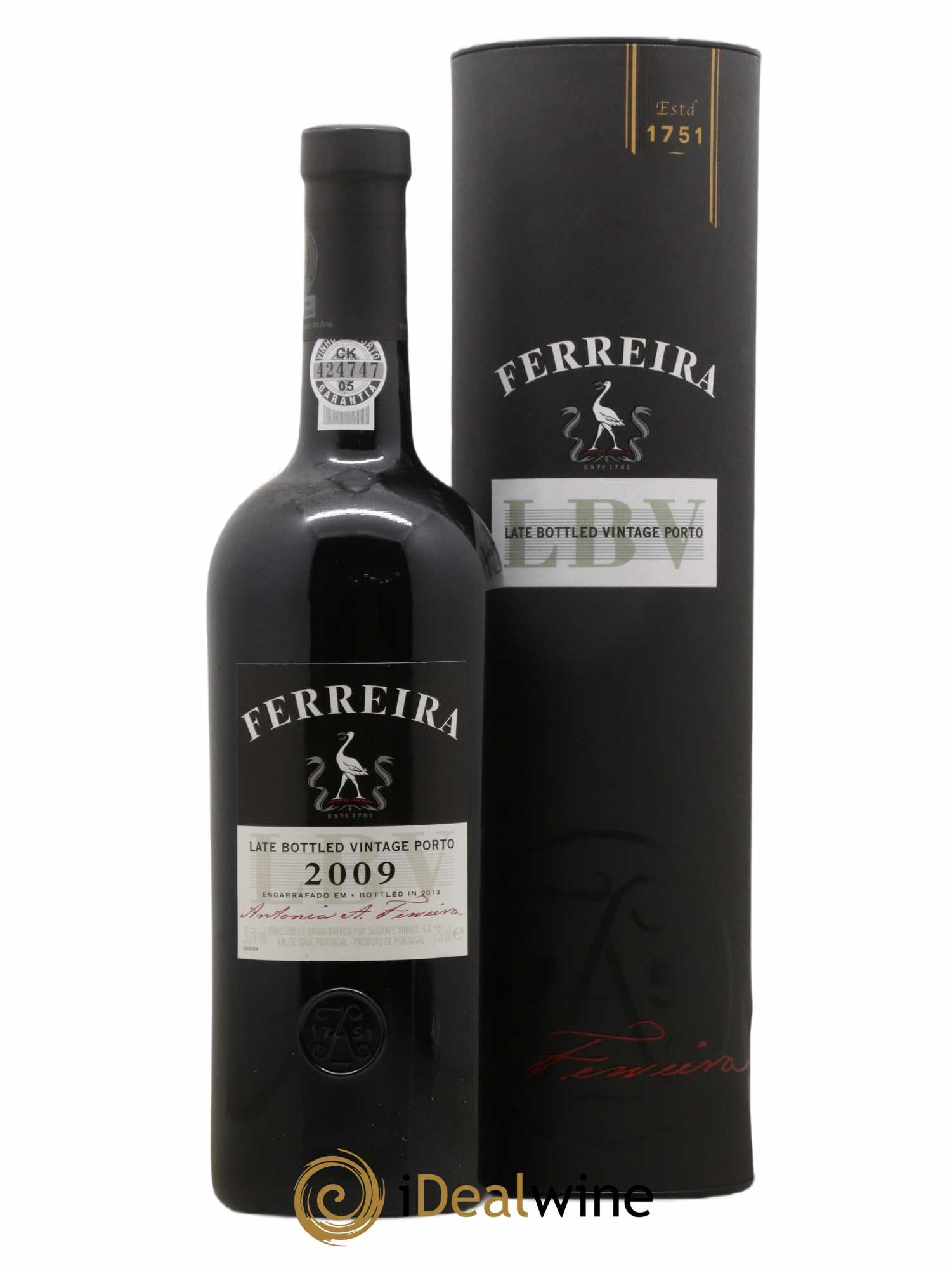 Porto Late Bottled Vintage Ferreira 2009 - Lot de 1 bouteille - 0