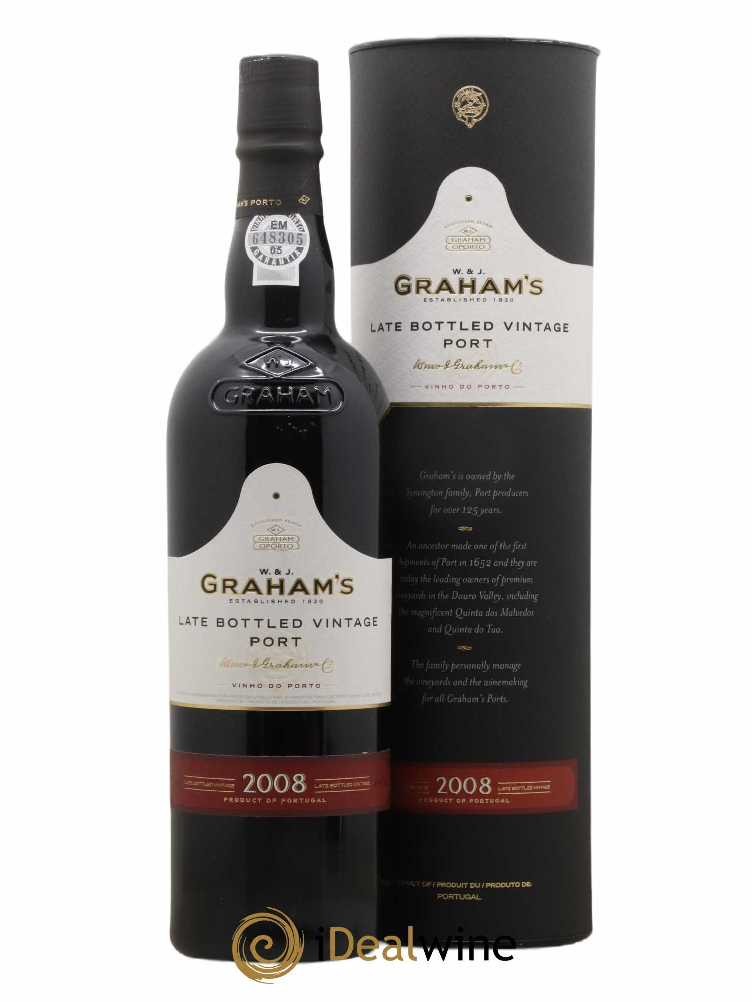 Porto Late Bottled Vintage Graham's 2008 - Lot de 1 bouteille - 0