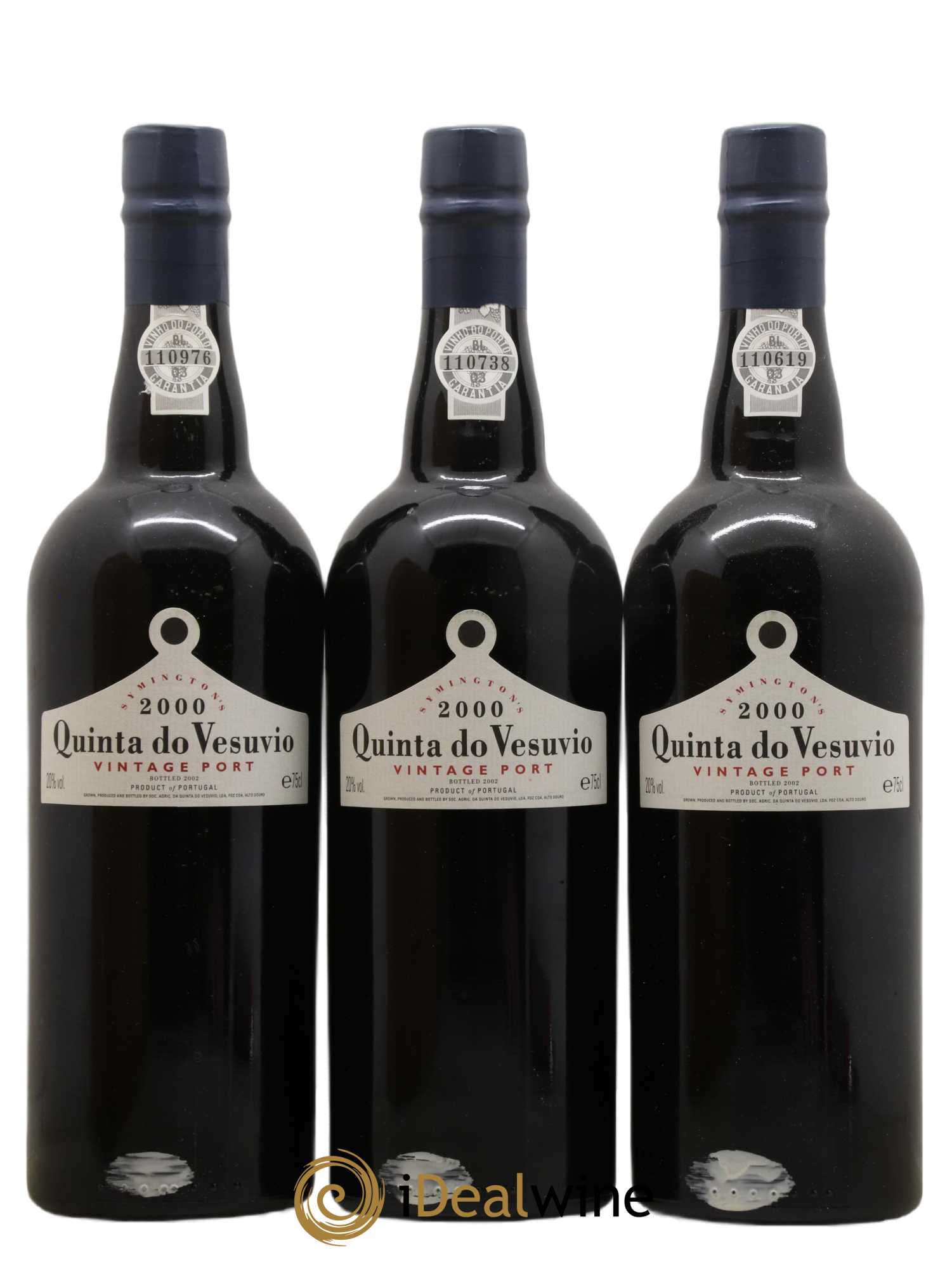 Porto Vintage Quinta do Vesuvio 2000 - Lot de 3 bouteilles - 1