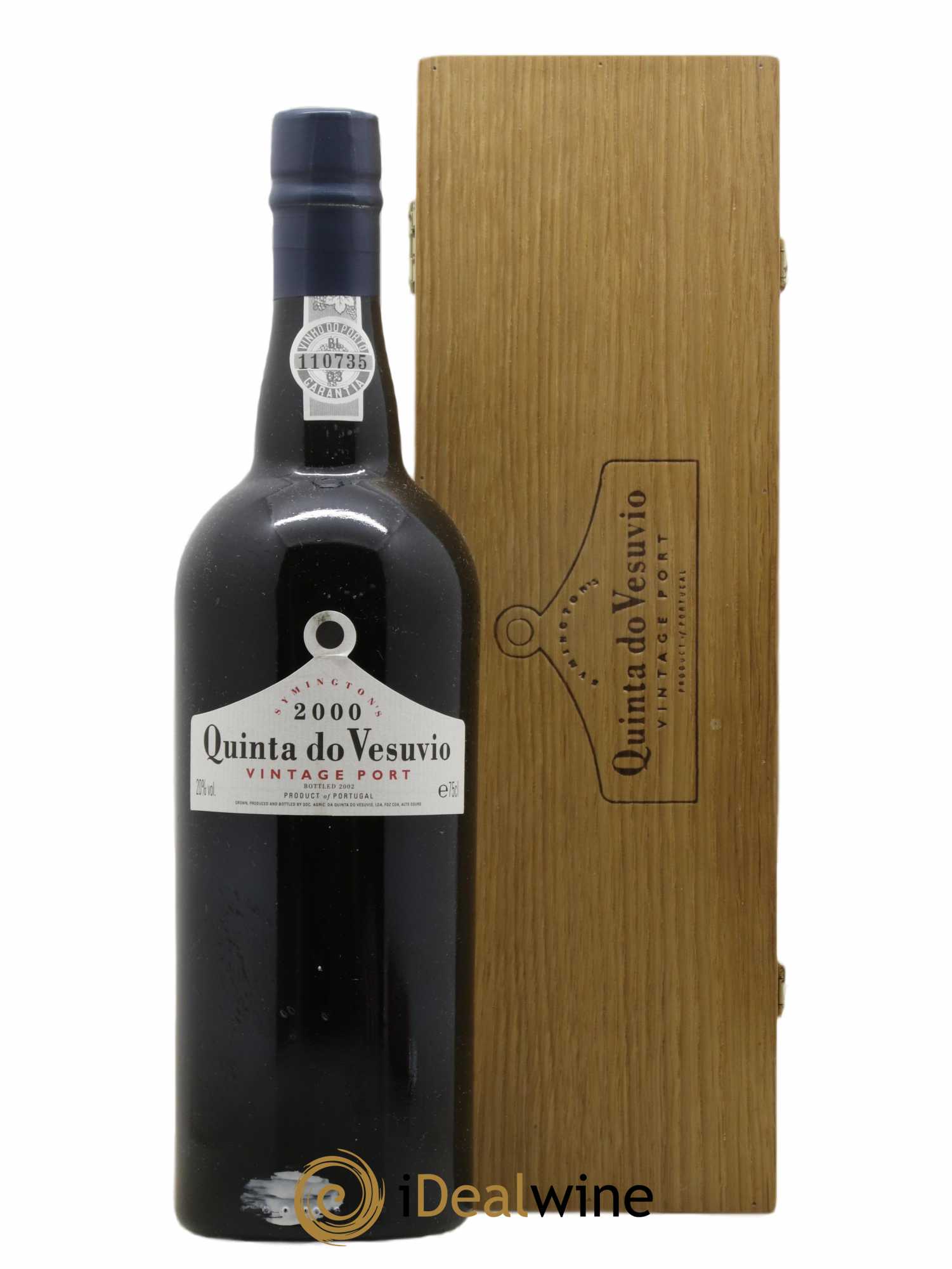 Porto Vintage Quinta do Vesuvio 2000 - Lot de 1 bouteille - 0