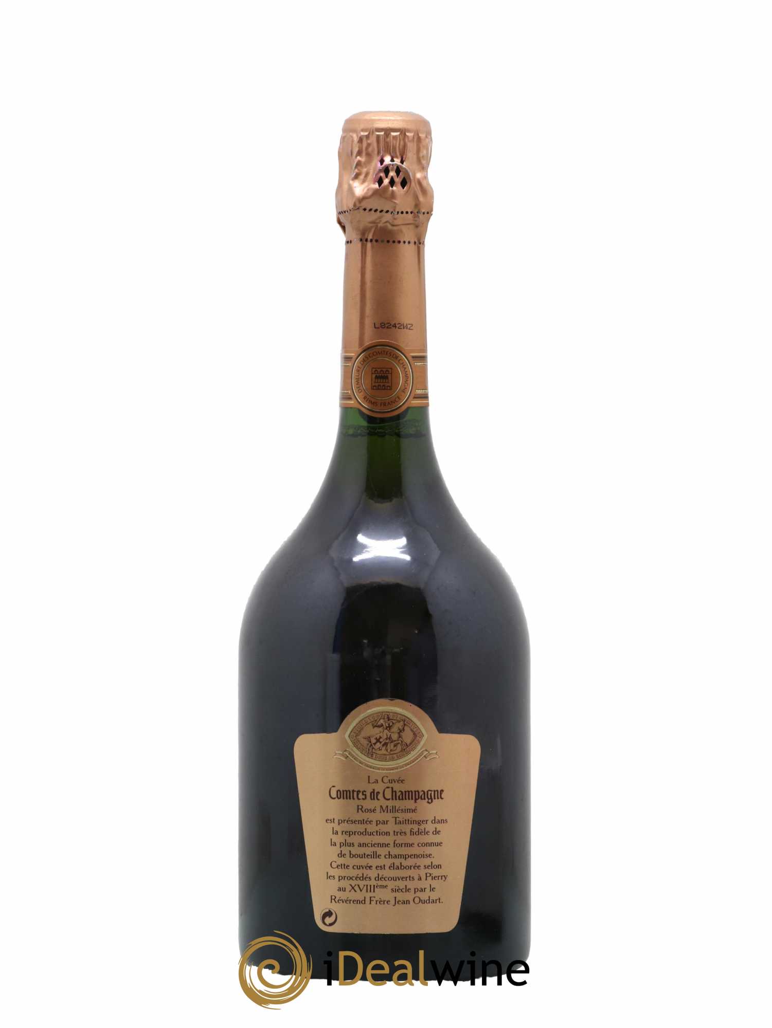 Comtes de Champagne Rosé Grand Cru Brut Taittinger 1993 - Lot de 1 bouteille - 1