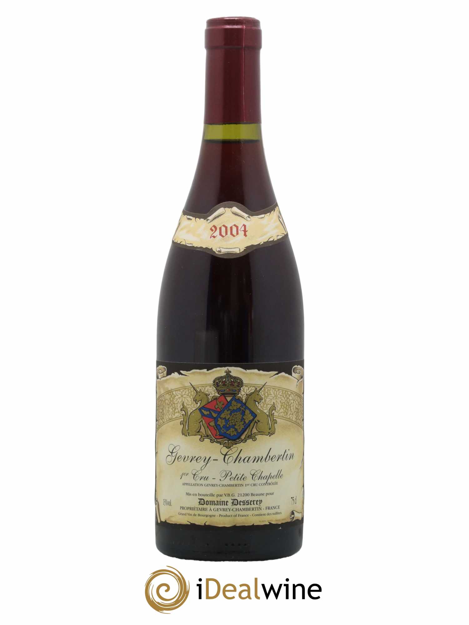 Gevrey-Chambertin 1er Cru Petite Chapelle Domaine Desserey 2004 - Lot de 1 bouteille - 0