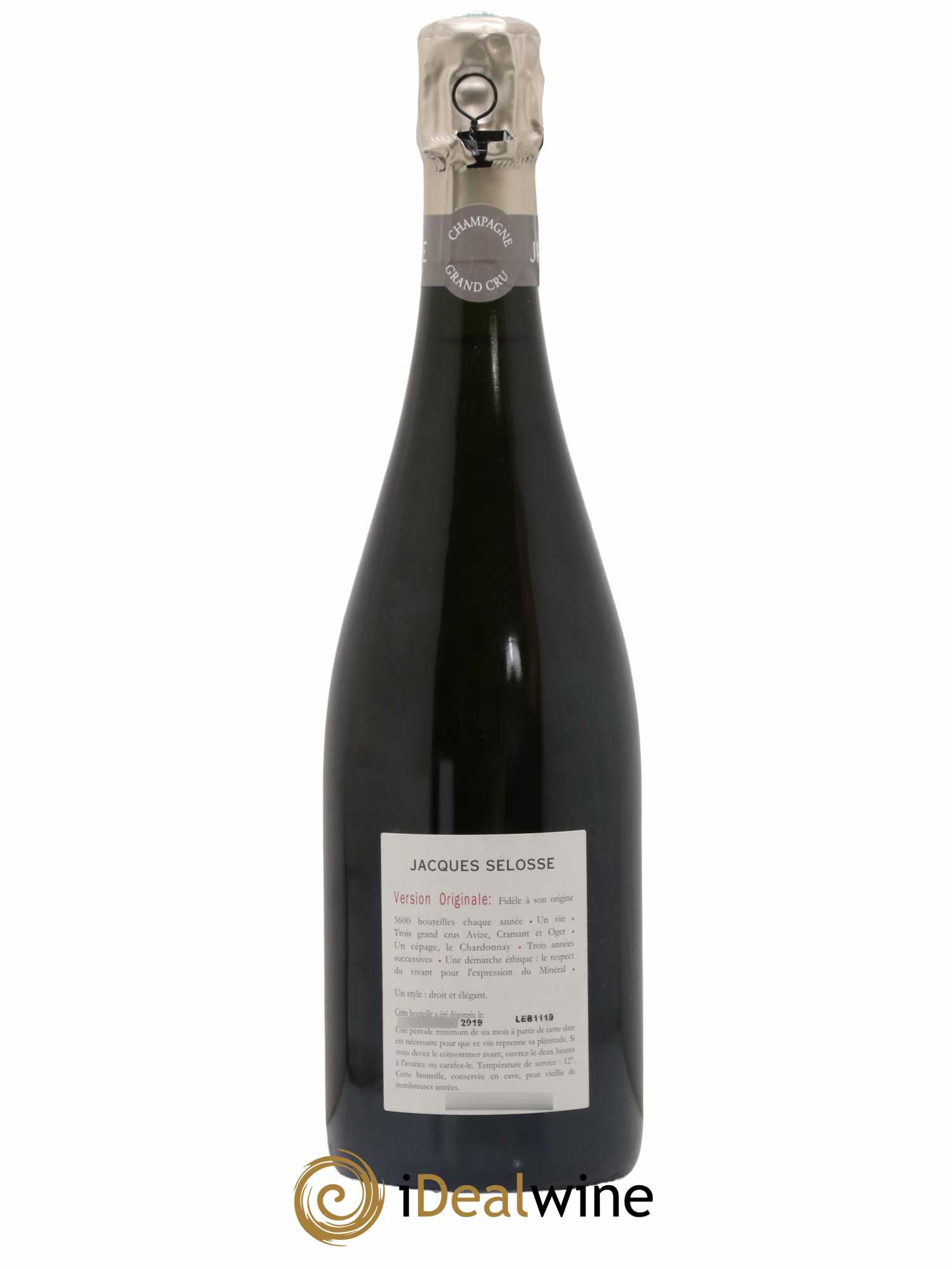 Version Originale Jacques Selosse - Lot of 1 bottle - 1