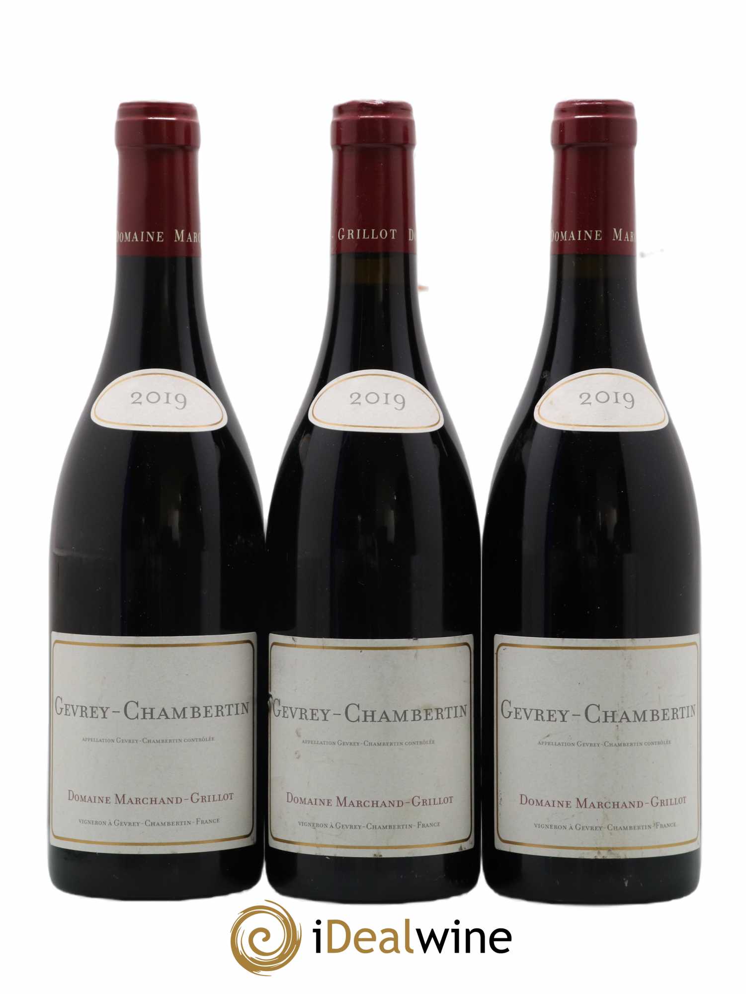 Gevrey-Chambertin Domaine Marchand Grillot 2019 - Posten von 3 Flaschen - 0