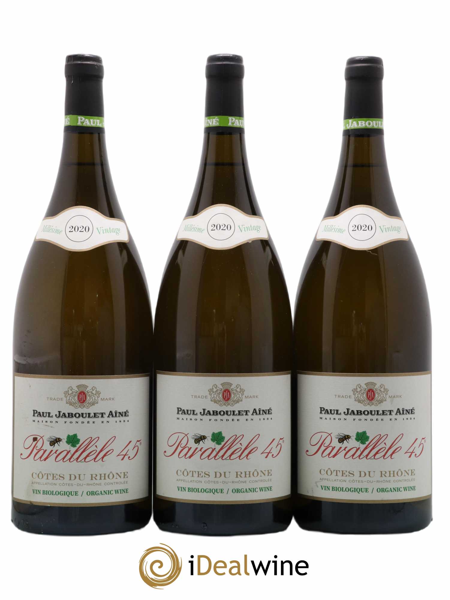 Côtes-du-Rhône Parallèle 45 Paul Jaboulet Ainé 2020 - Posten von 3 Magnum - 0