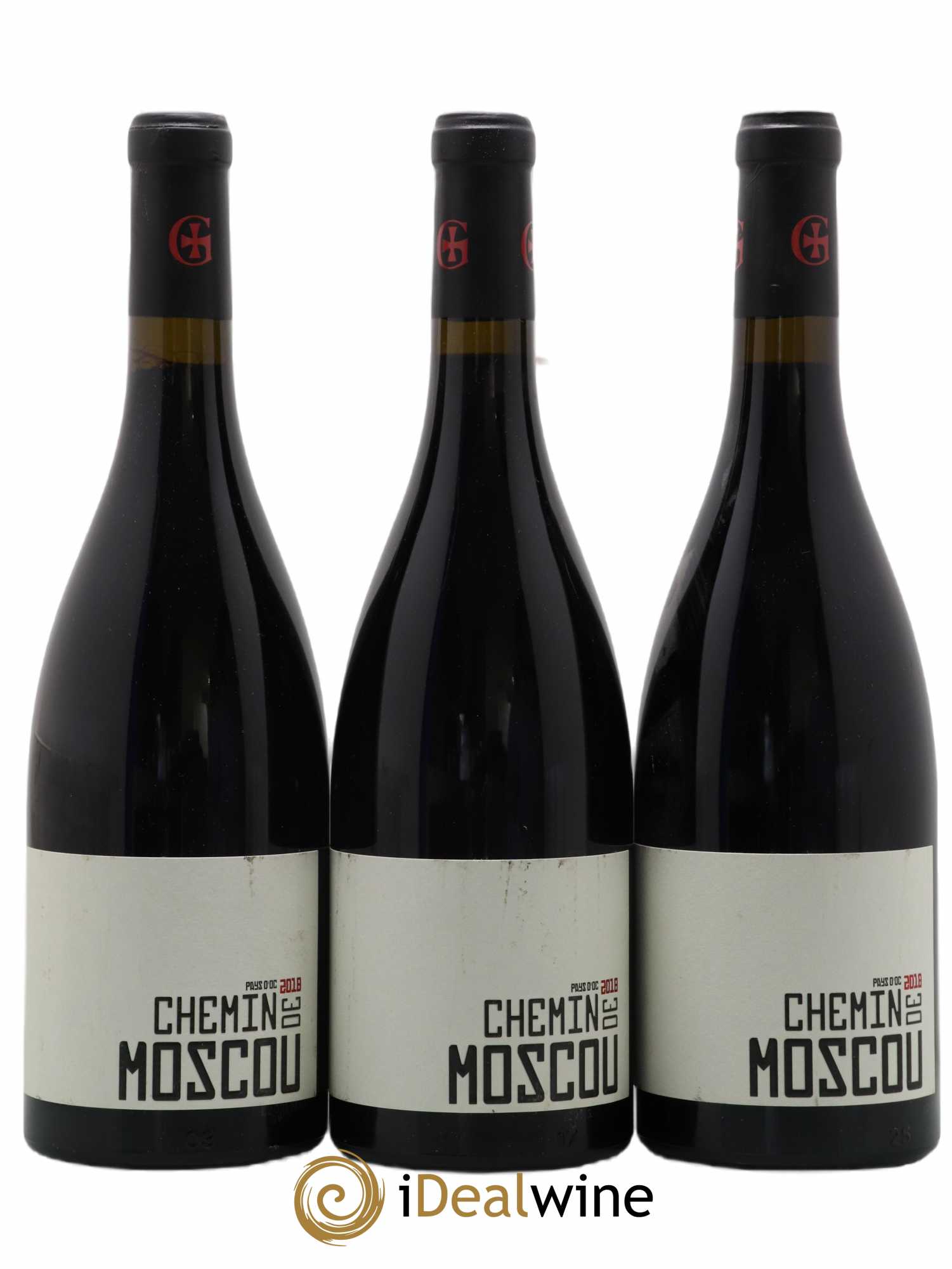 Pays d'Oc Chemin de Moscou Domaine Gayda 2018 - Lot de 3 bouteilles - 0