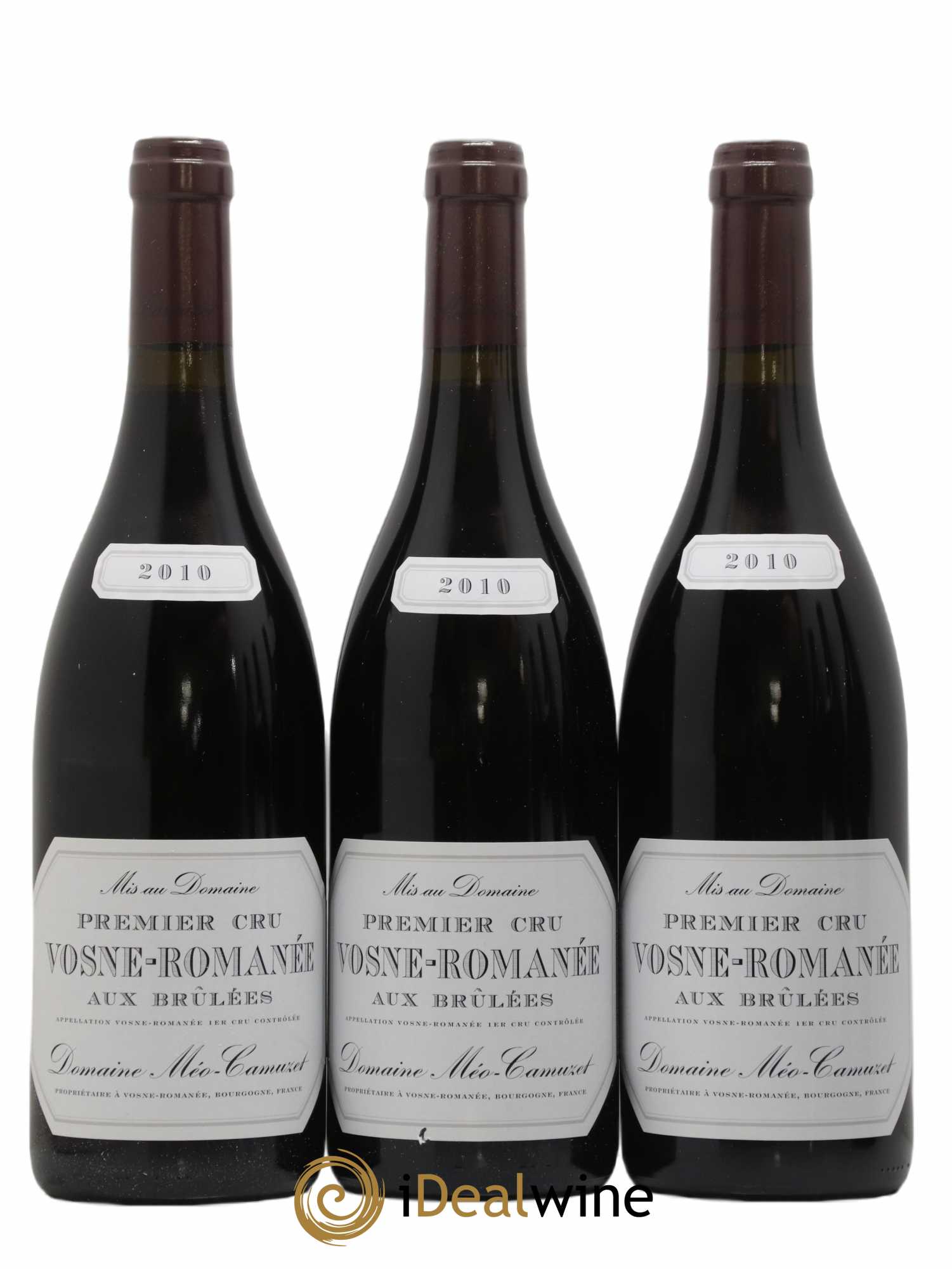 Vosne-Romanée 1er Cru Aux Brûlées Méo-Camuzet (Domaine) 2010 - Lot de 6 bouteilles - 1