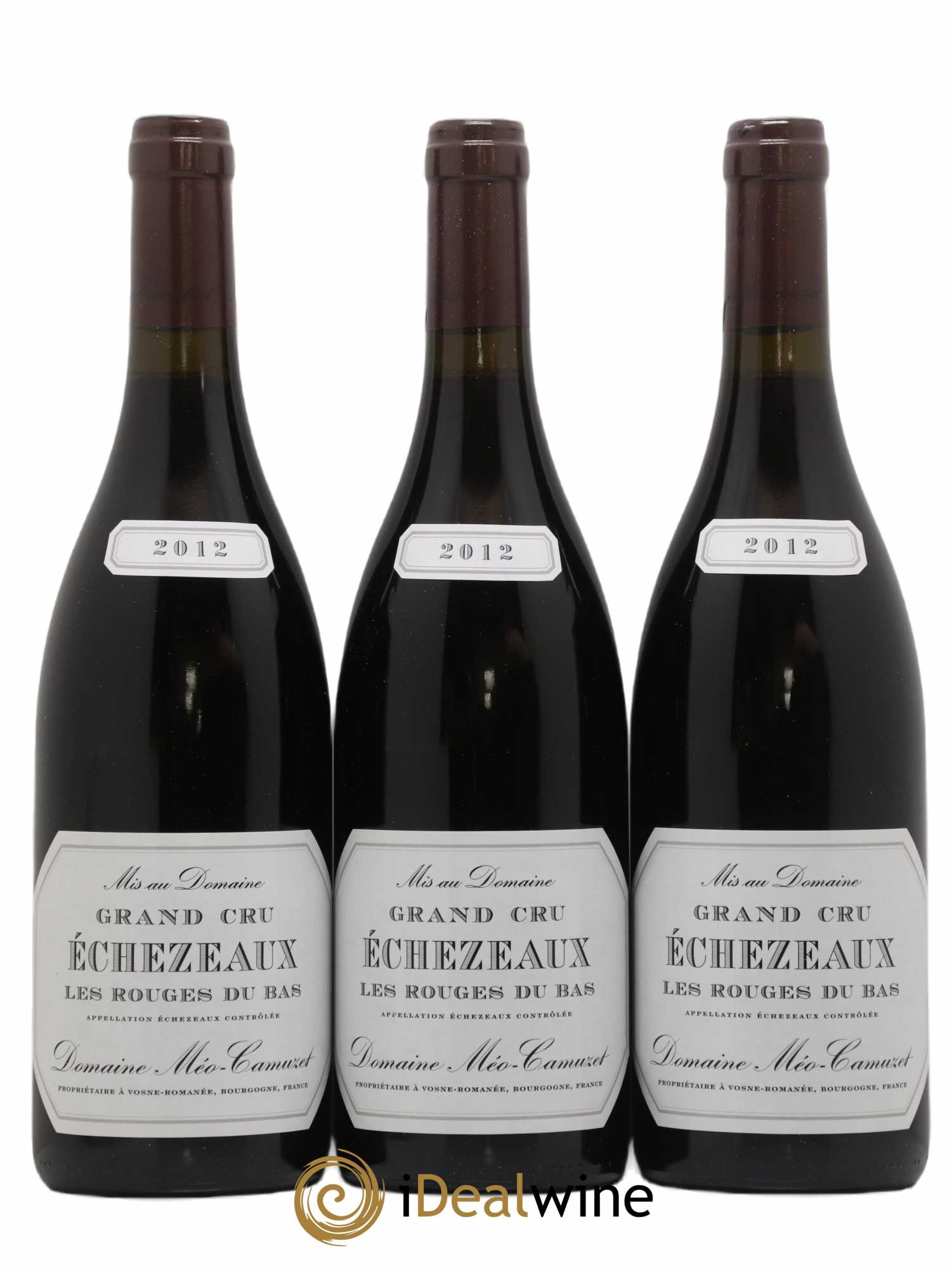 Echezeaux Grand Cru Les Rouges du Bas Méo-Camuzet (Domaine) 2012 - Posten von 3 Flaschen - 0